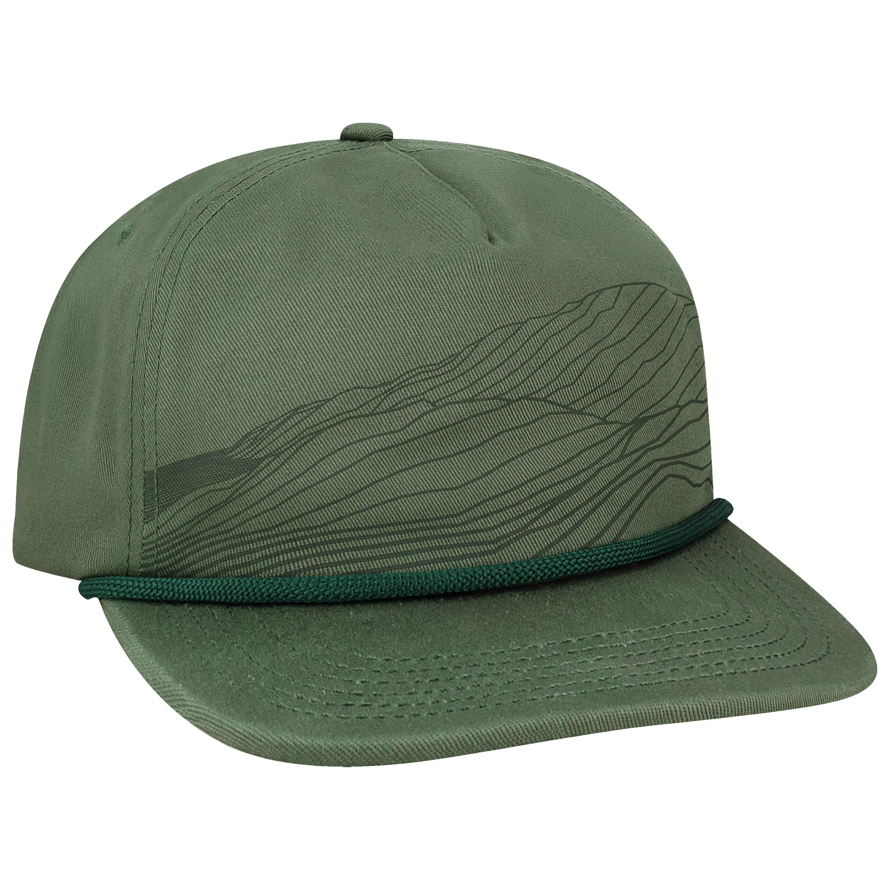 Wilson Paracord 5 Panel Flat Brim Adj Hat