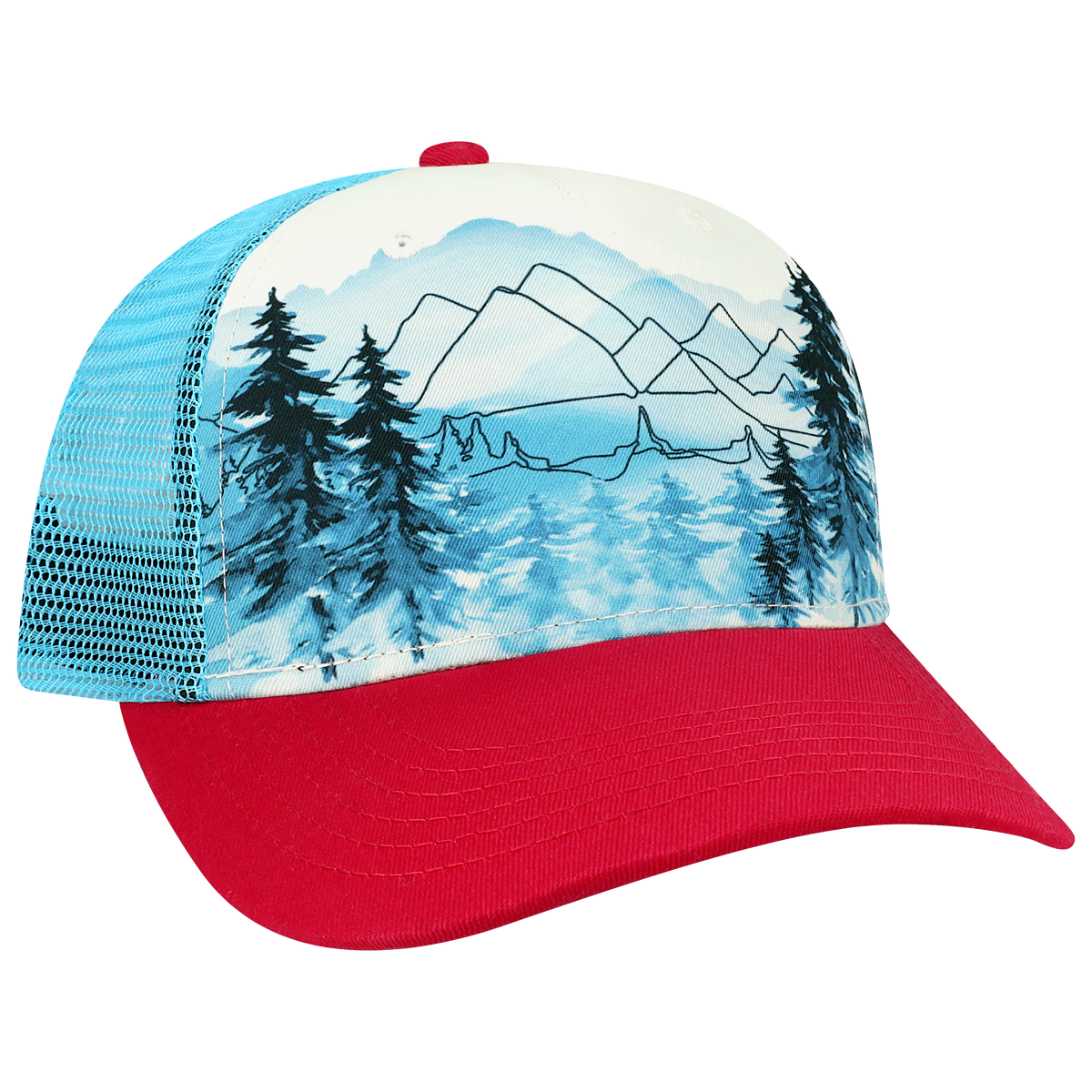 Youth 5 Panel Adj Trucker Hat