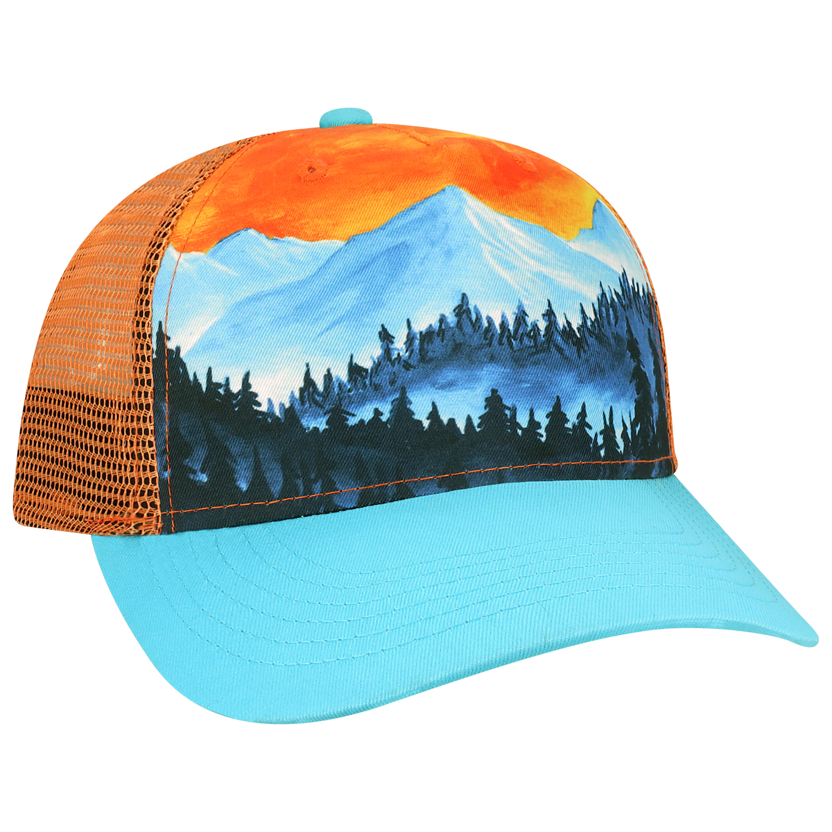 Youth 5 Panel Adj Trucker Hat