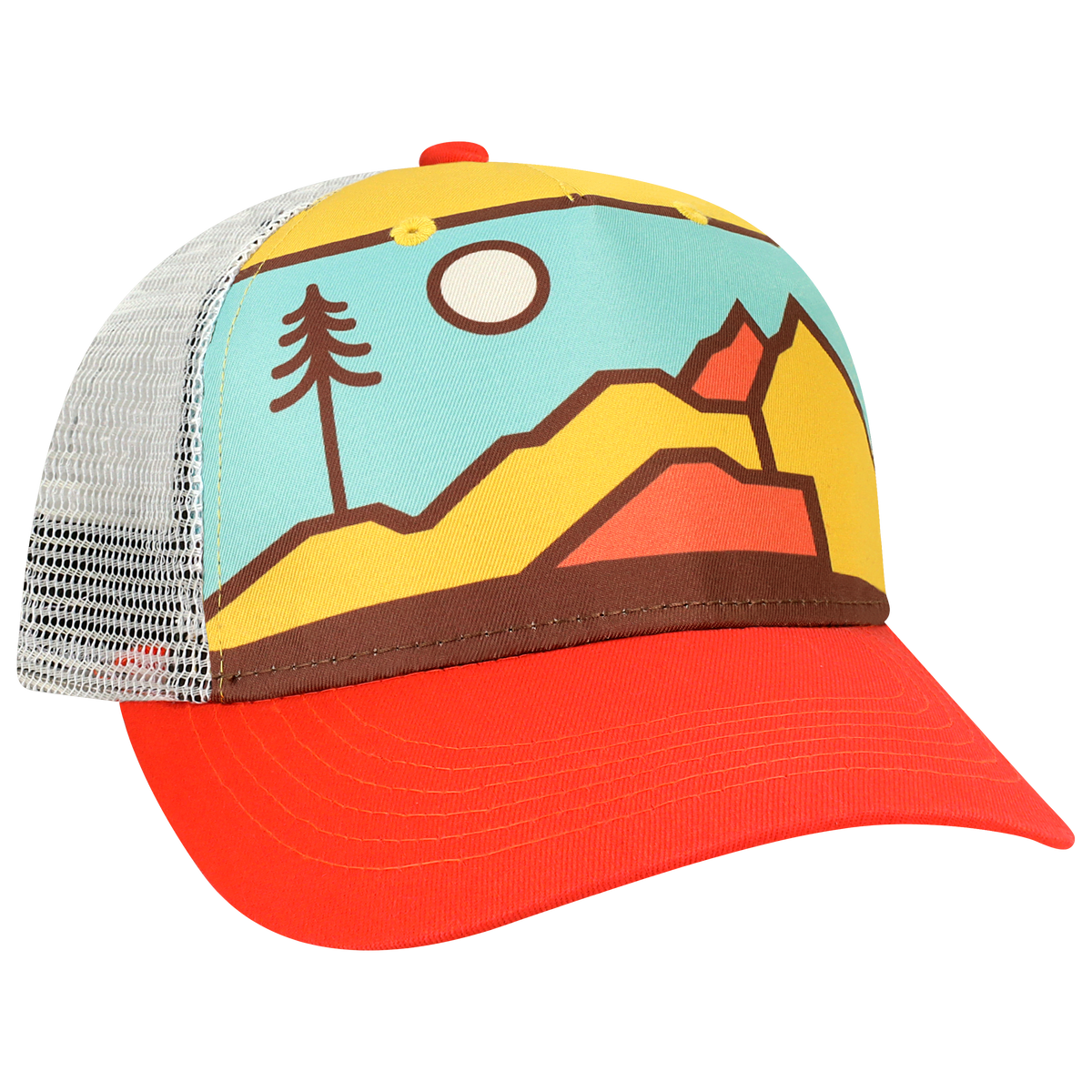 Youth 5 Panel Adj Trucker Hat