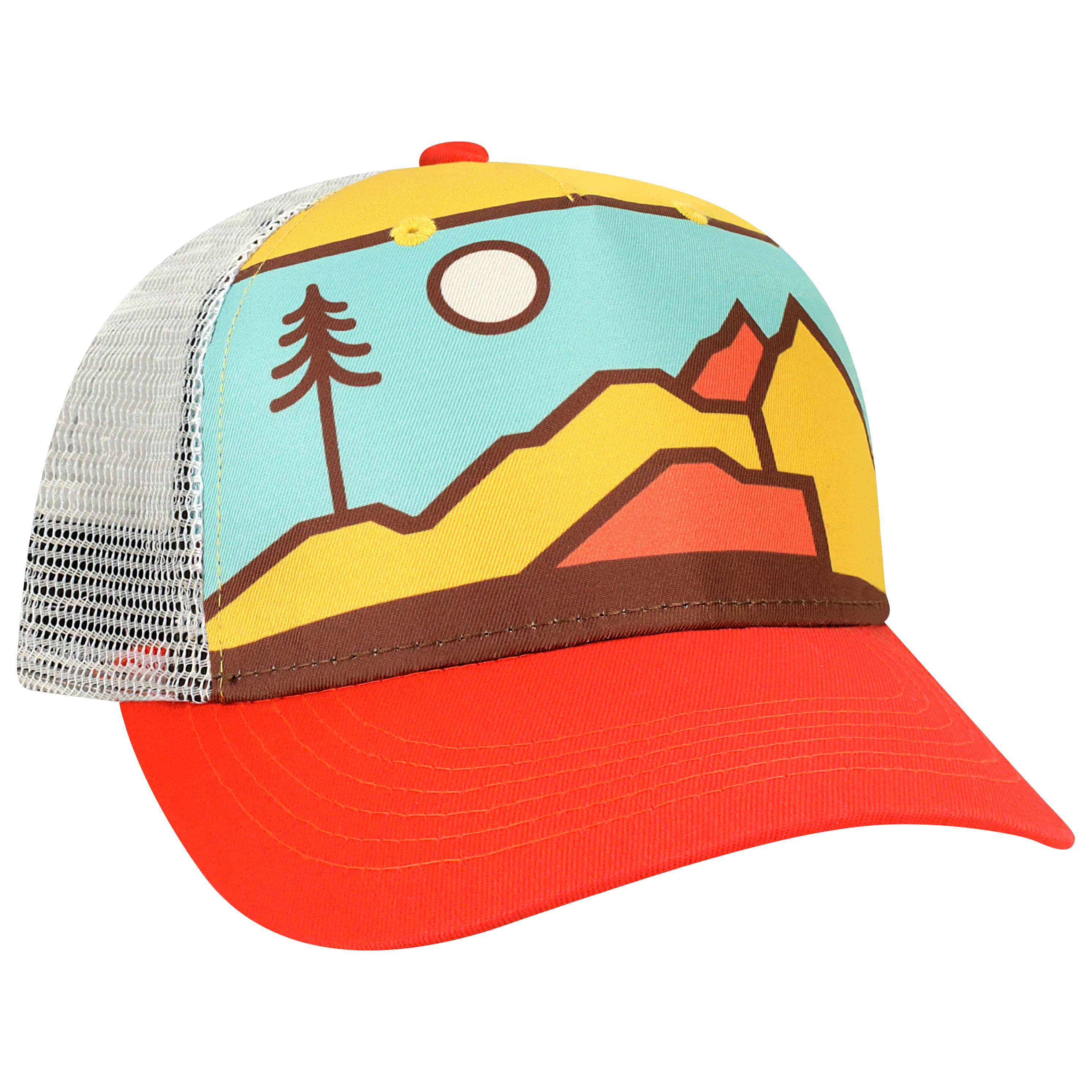 Youth 5 Panel Adj Trucker Hat