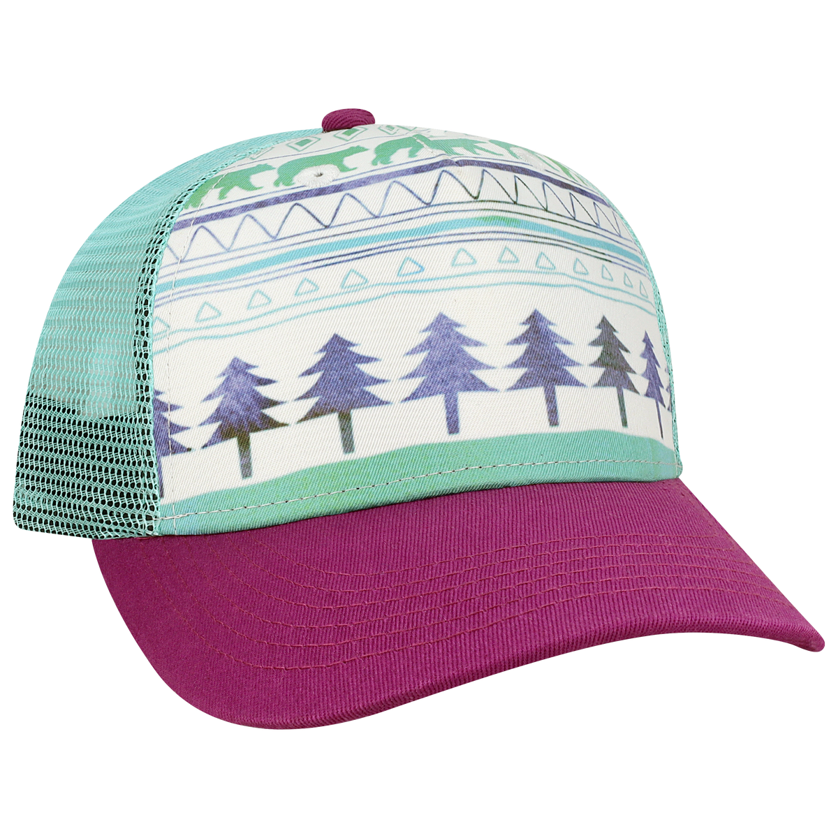 Youth 5 Panel Adj Trucker Hat