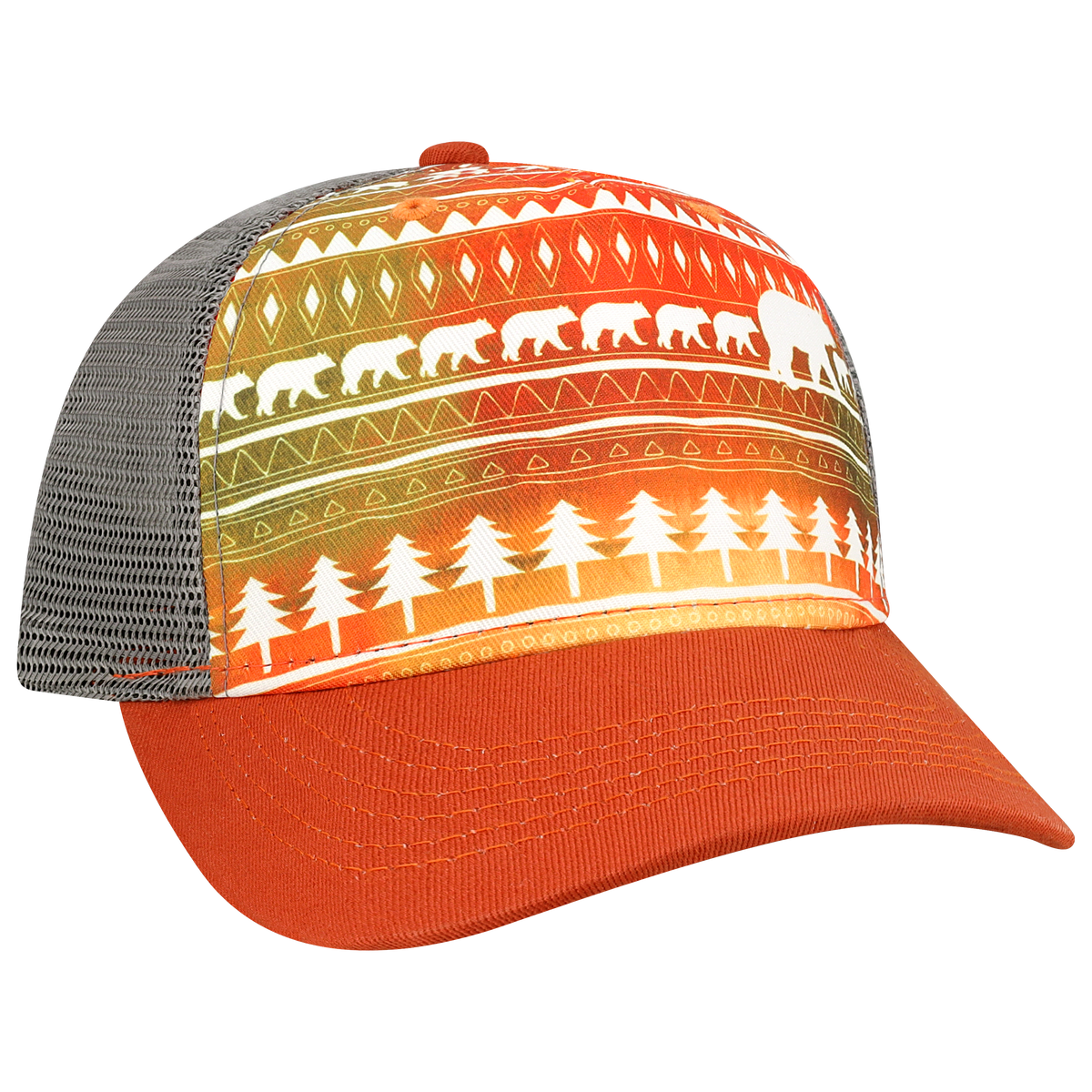 Youth 5 Panel Adj Trucker Hat