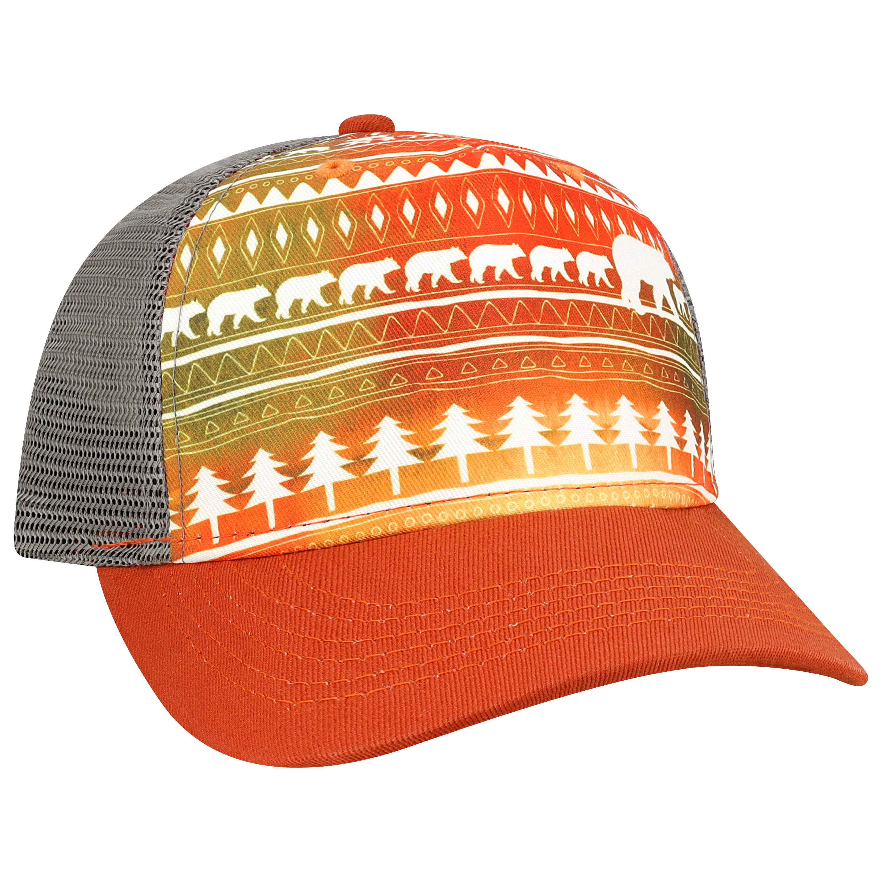 Youth 5 Panel Adj Trucker Hat