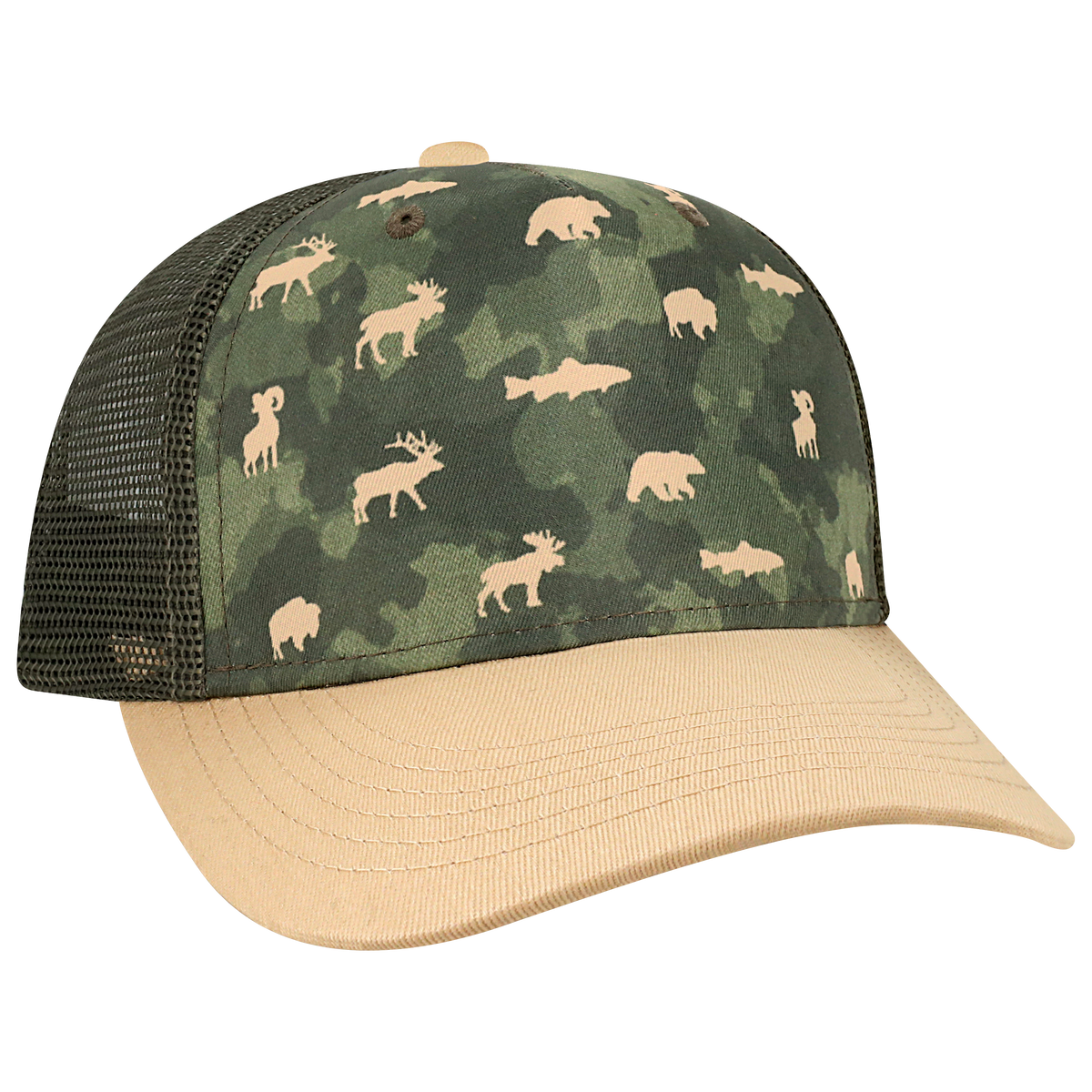 Youth 5 Panel Adj Trucker Hat