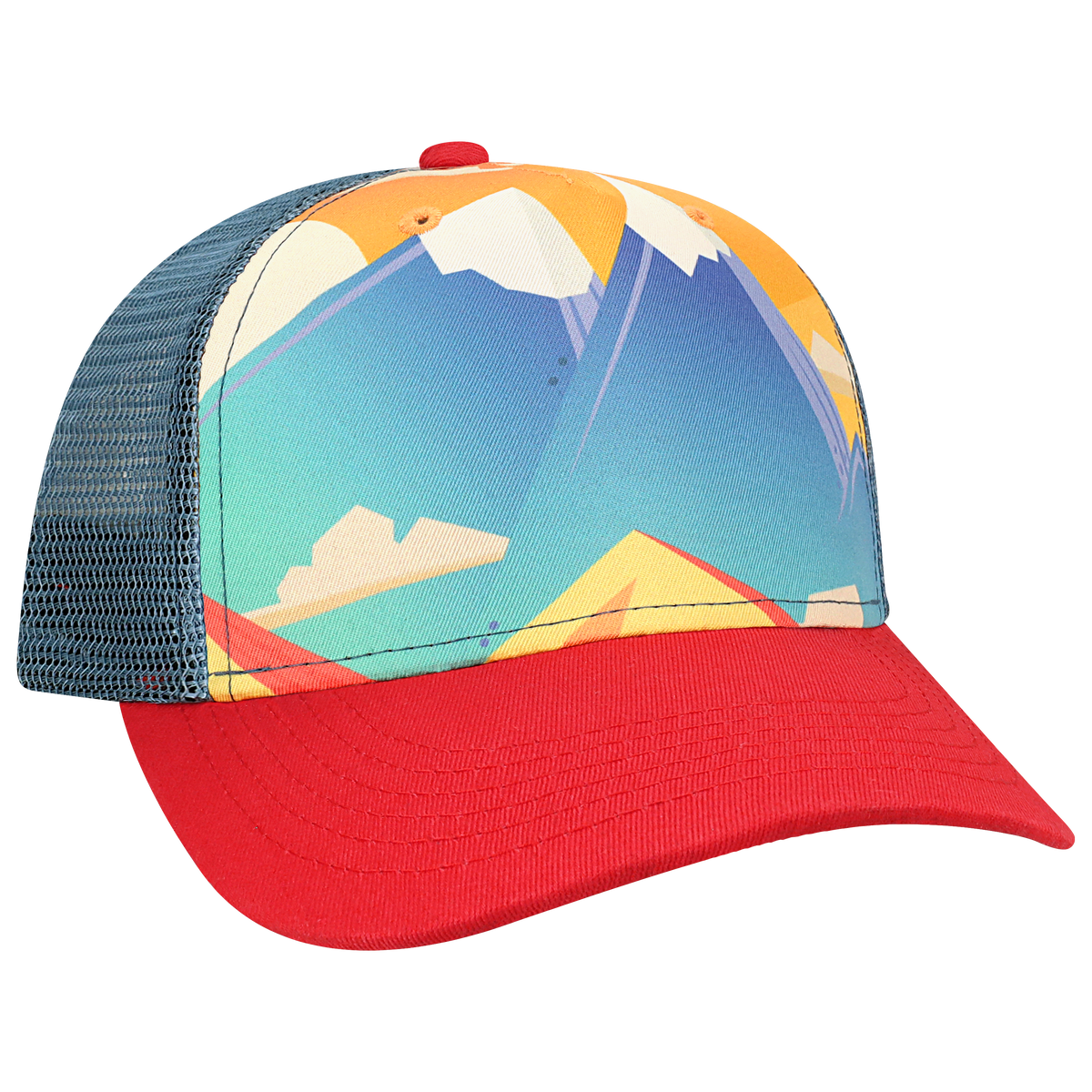 Youth 5 Panel Adj Trucker Hat