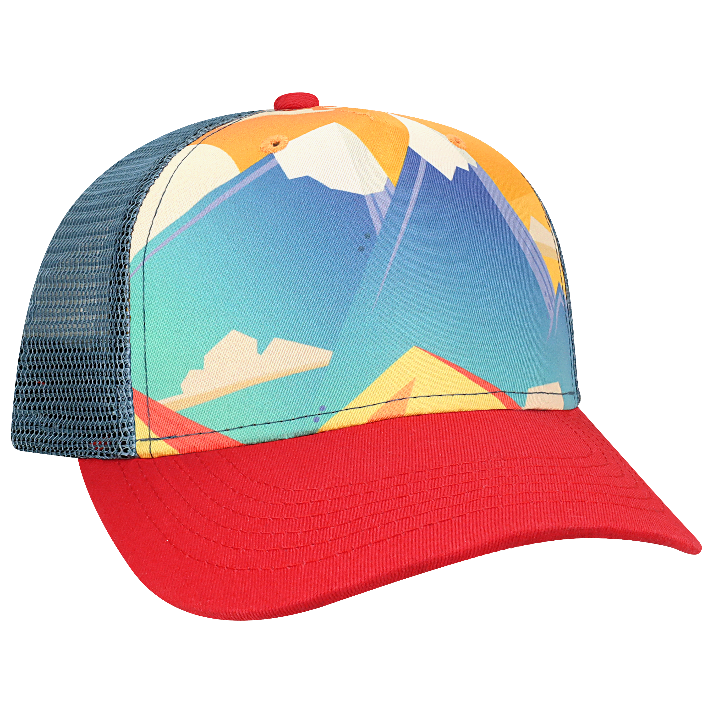 Youth 5 Panel Adj Trucker Hat
