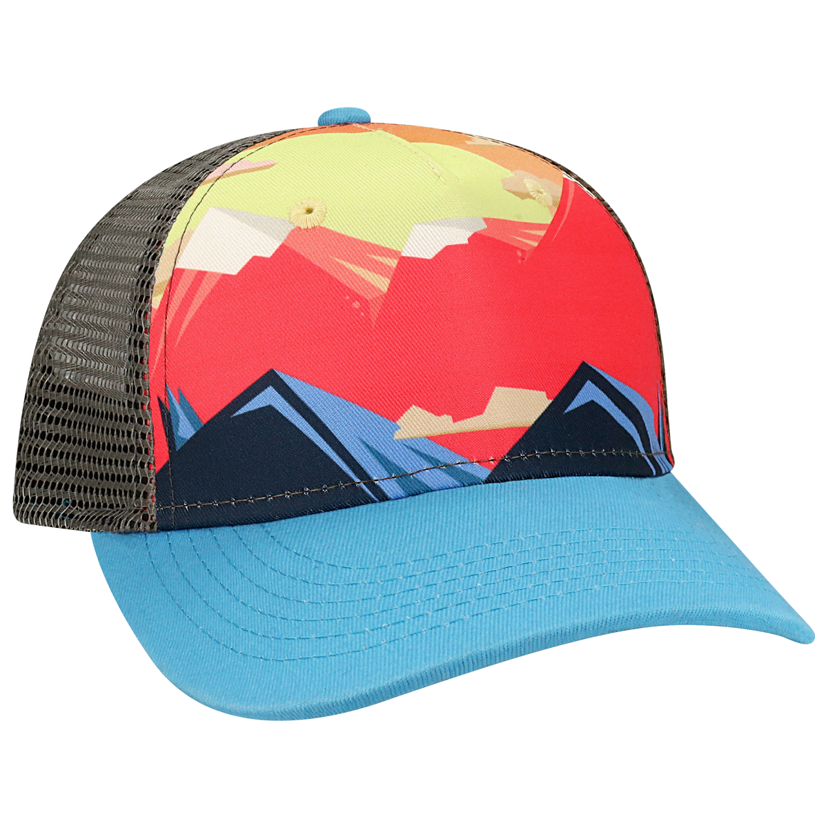 Youth 5 Panel Adj Trucker Hat
