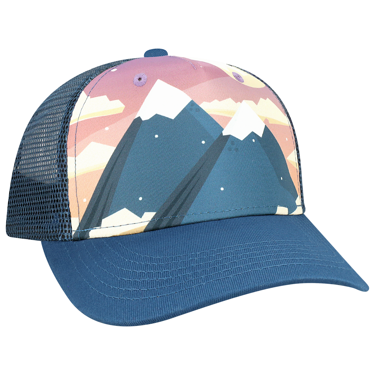 Youth 5 Panel Adj Trucker Hat