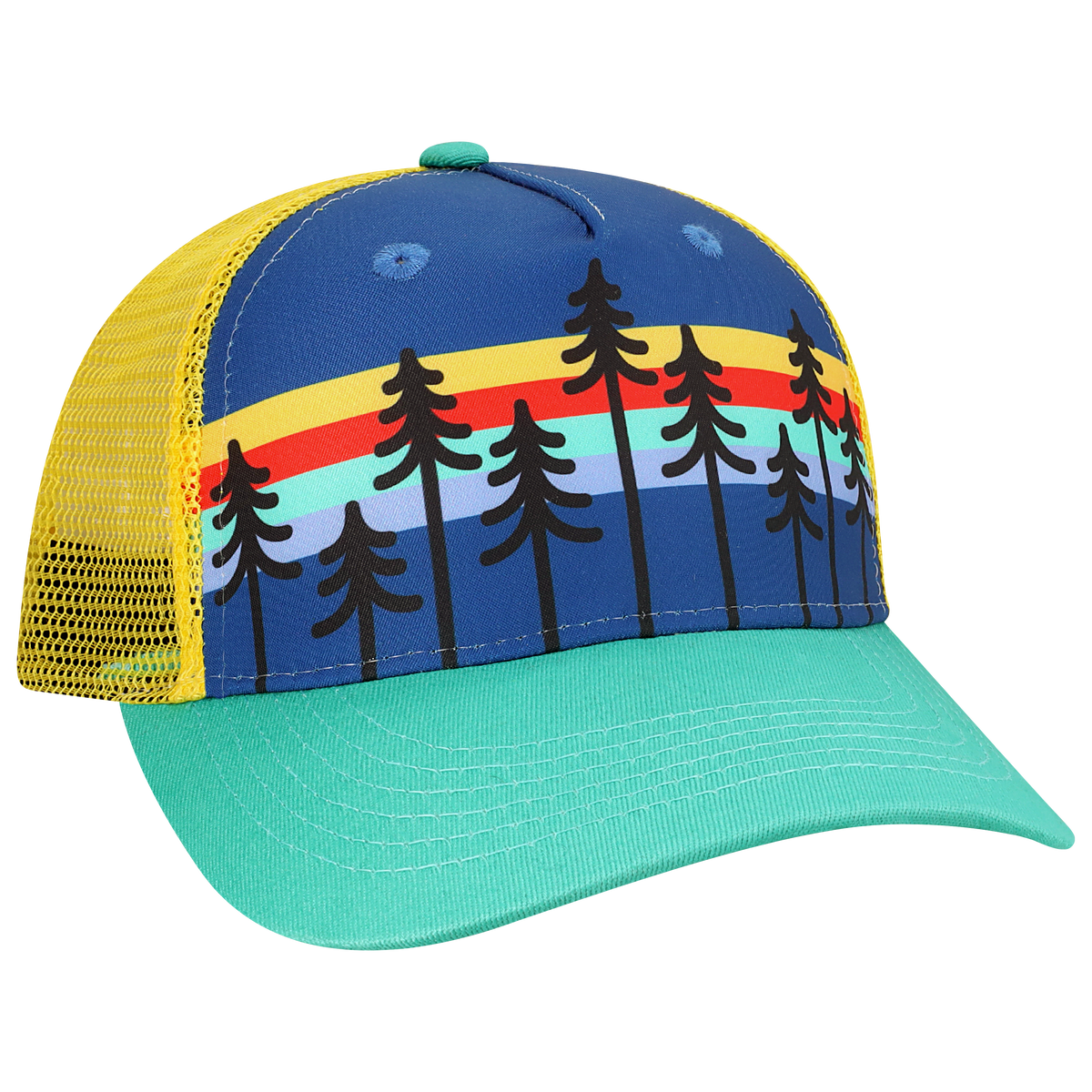 Youth 5 Panel Adj Trucker Hat