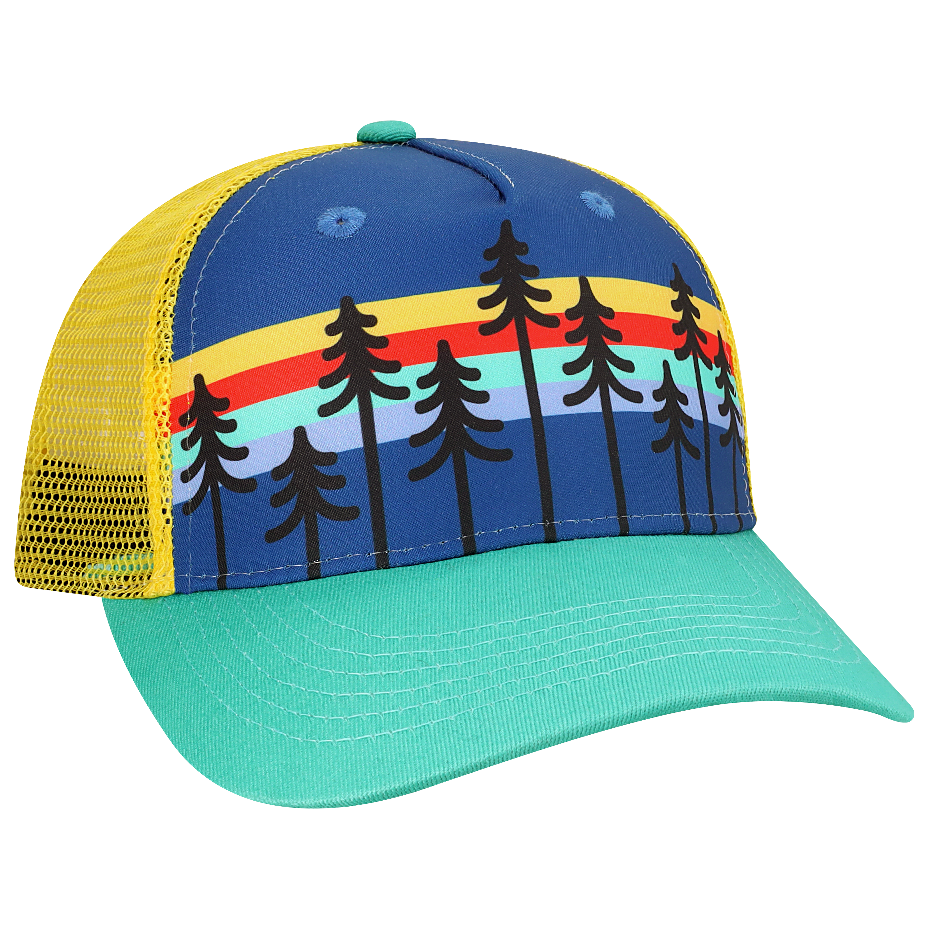 Youth 5 Panel Adj Trucker Hat