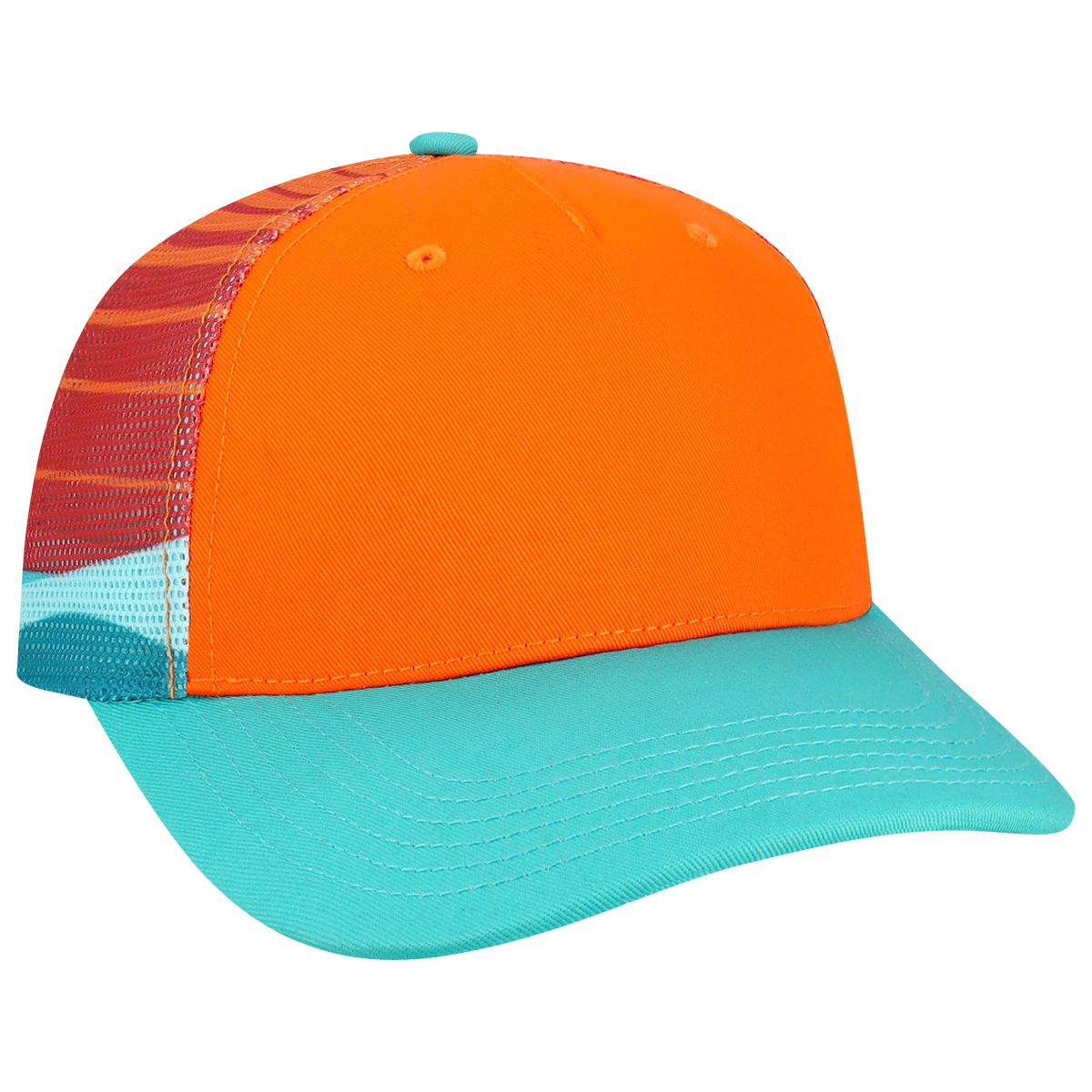 Youth 5 Panel Adj Trucker Hat