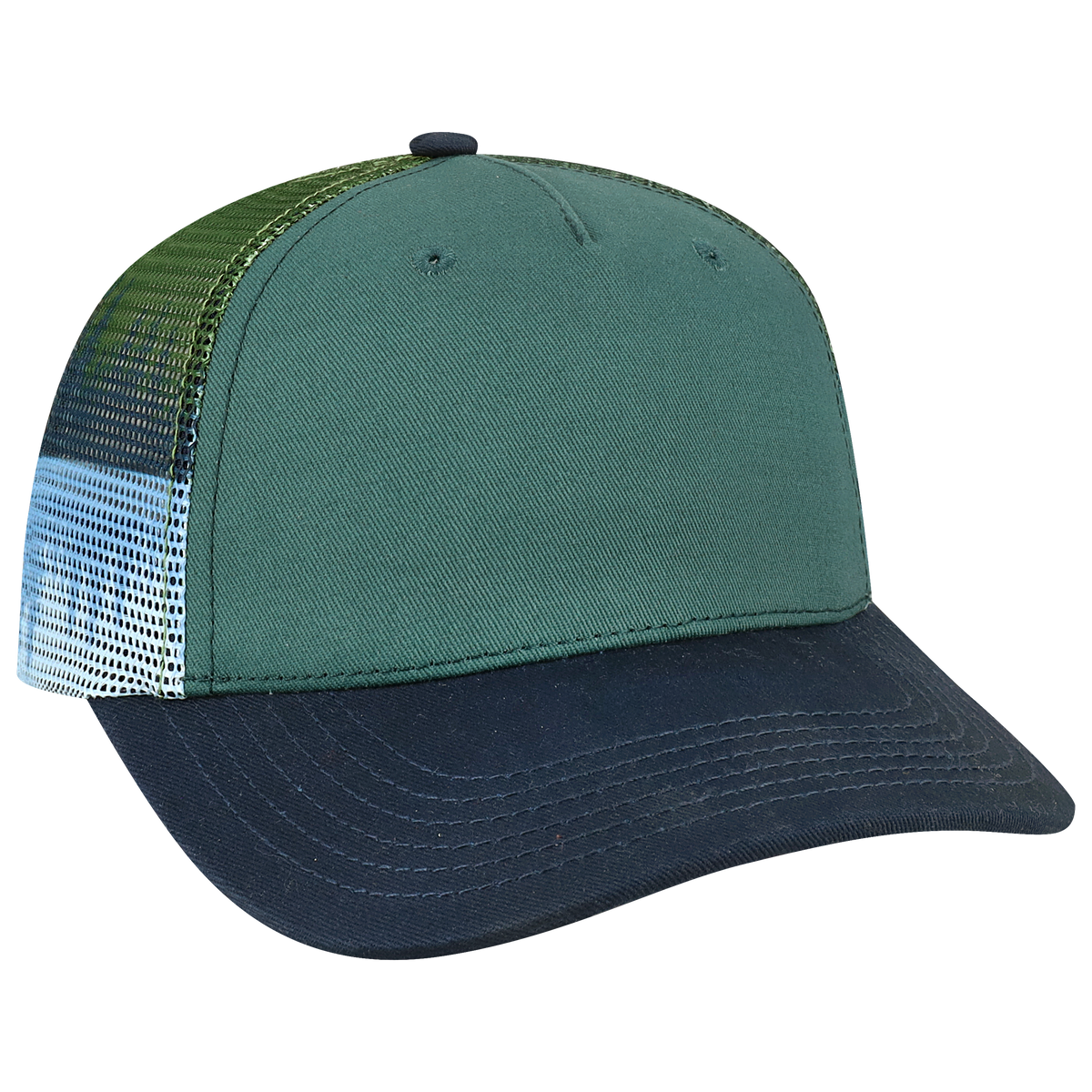 Youth 5 Panel Adj Trucker Hat