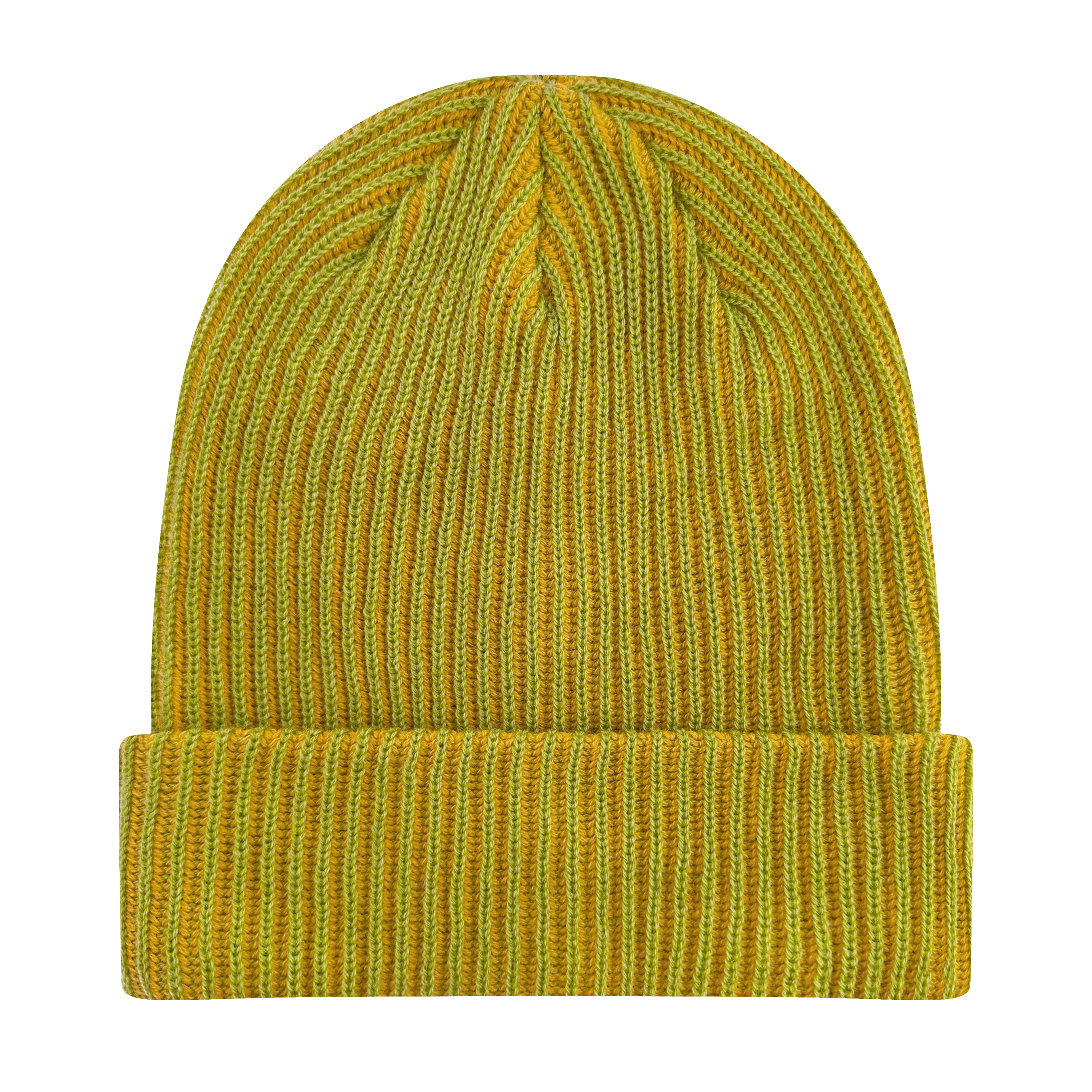 Frosty Pine Rib Cuff Beanie