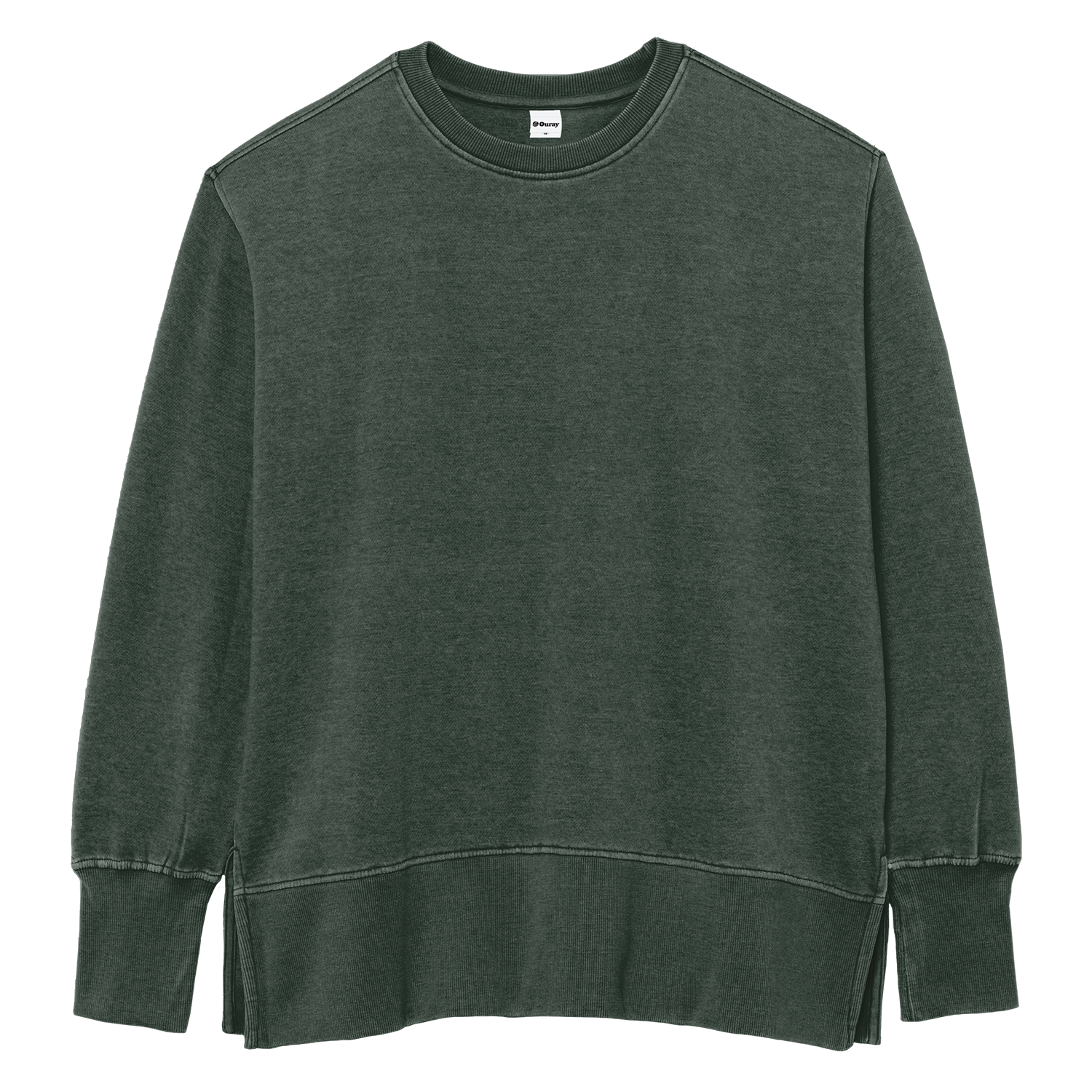 Womens Weathered Fleece Crew