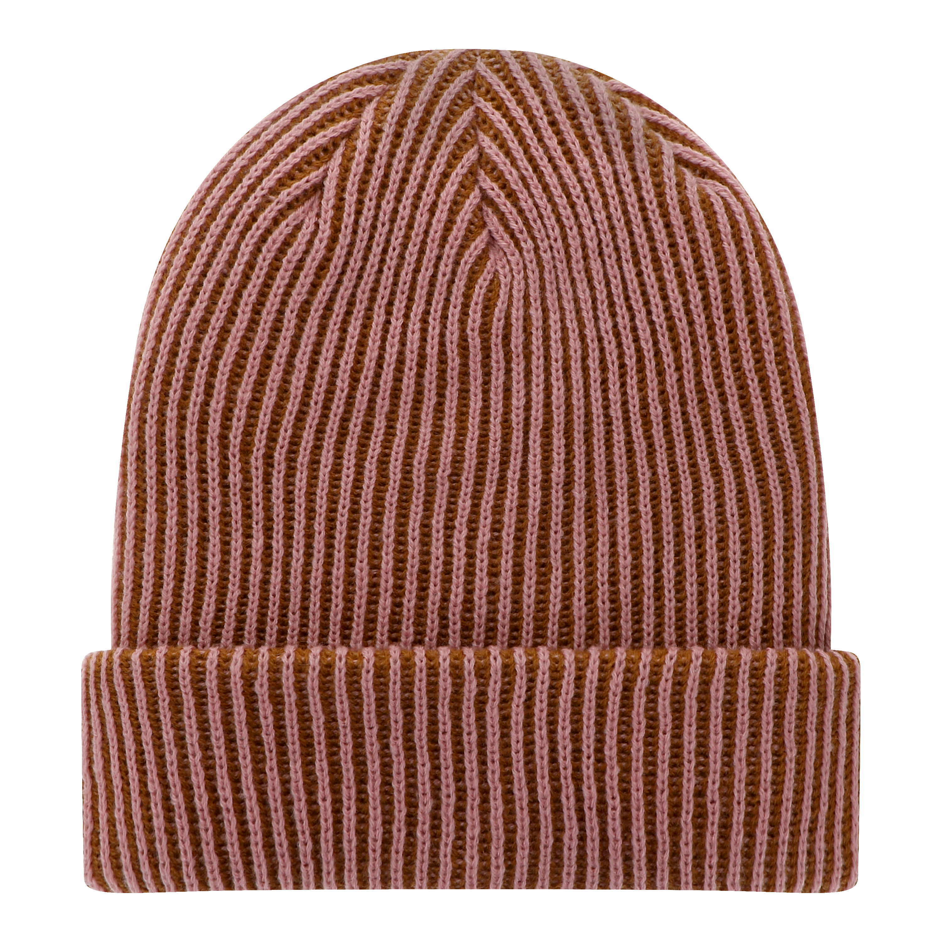 Frosty Pine Rib Cuff Beanie