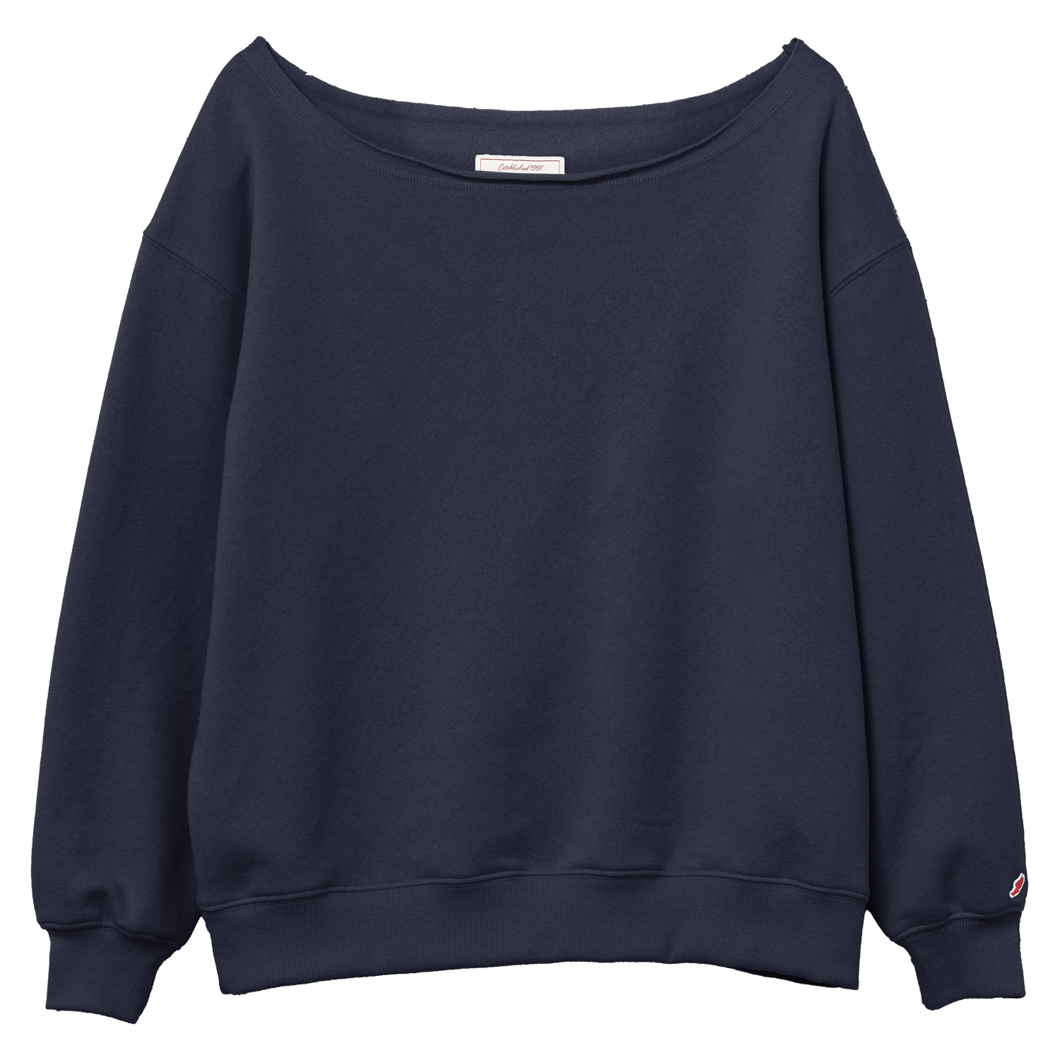 Reverse Fleece Tiffany Off Shoulder