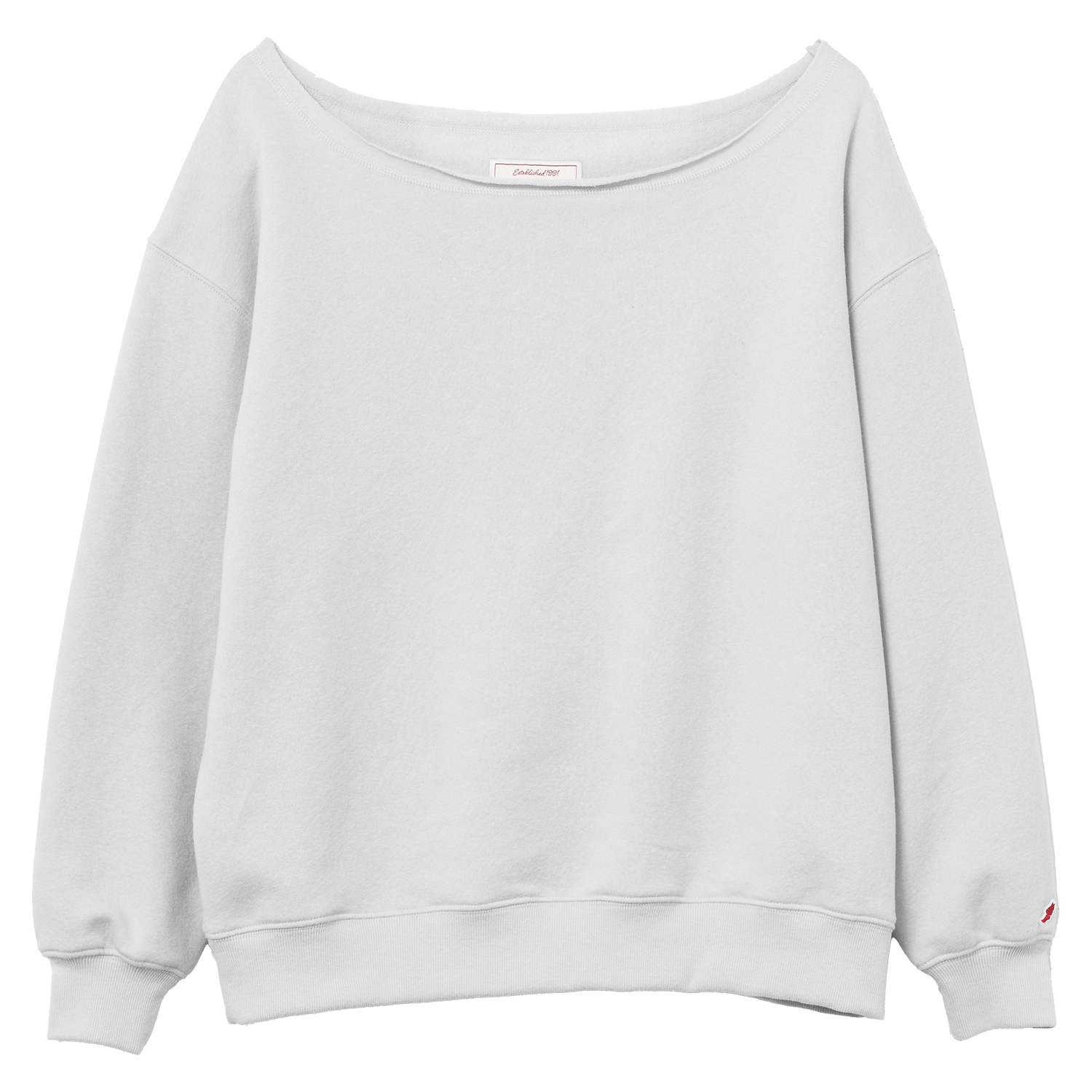 Reverse Fleece Tiffany Off Shoulder