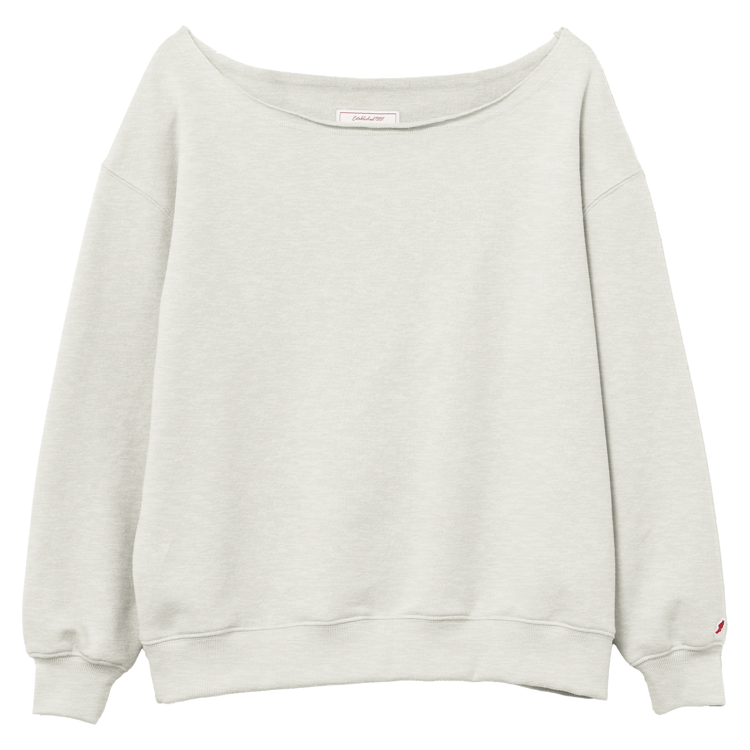 Reverse Fleece Tiffany Off Shoulder
