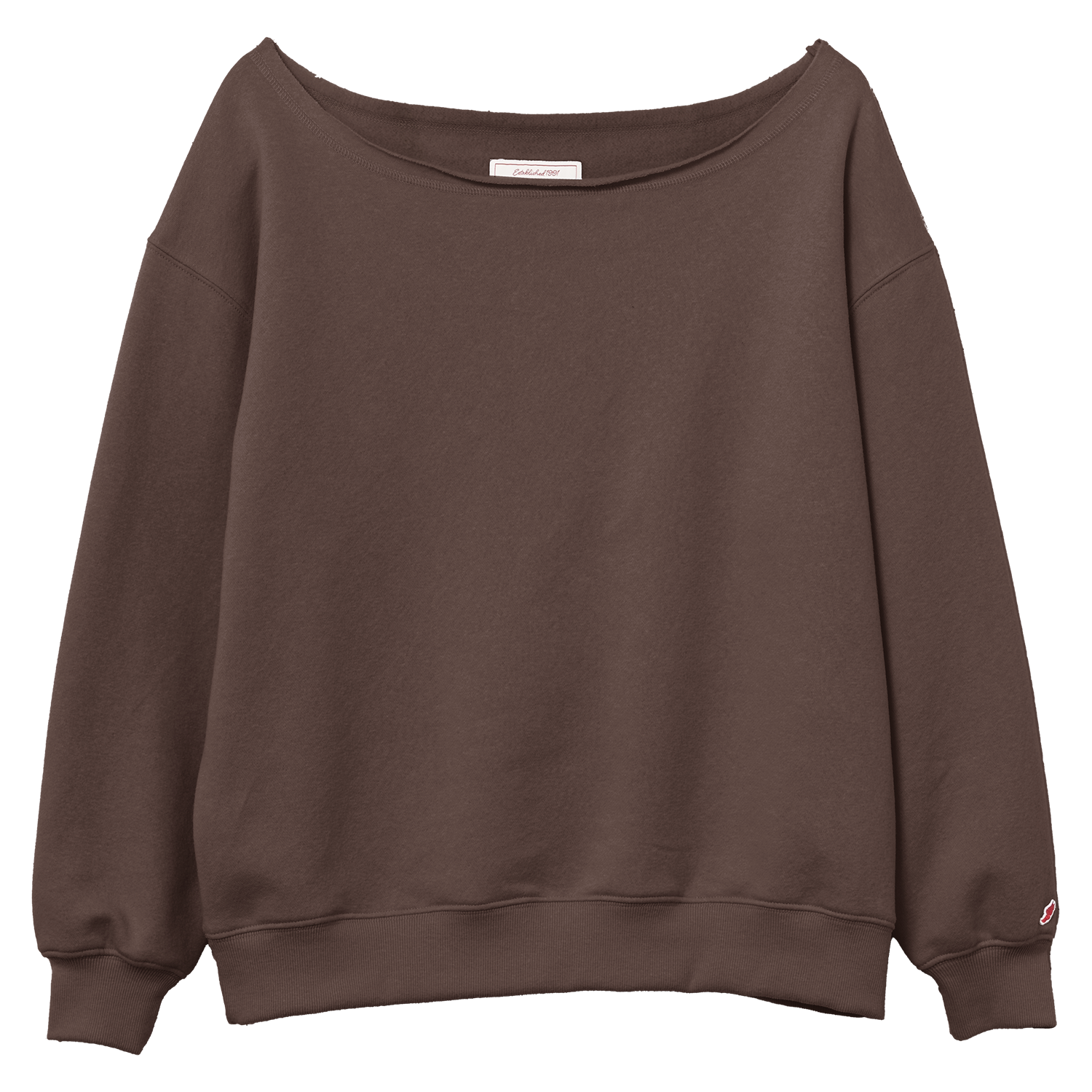 Reverse Fleece Tiffany Off Shoulder