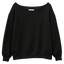 Reverse Fleece Tiffany Off Shoulder