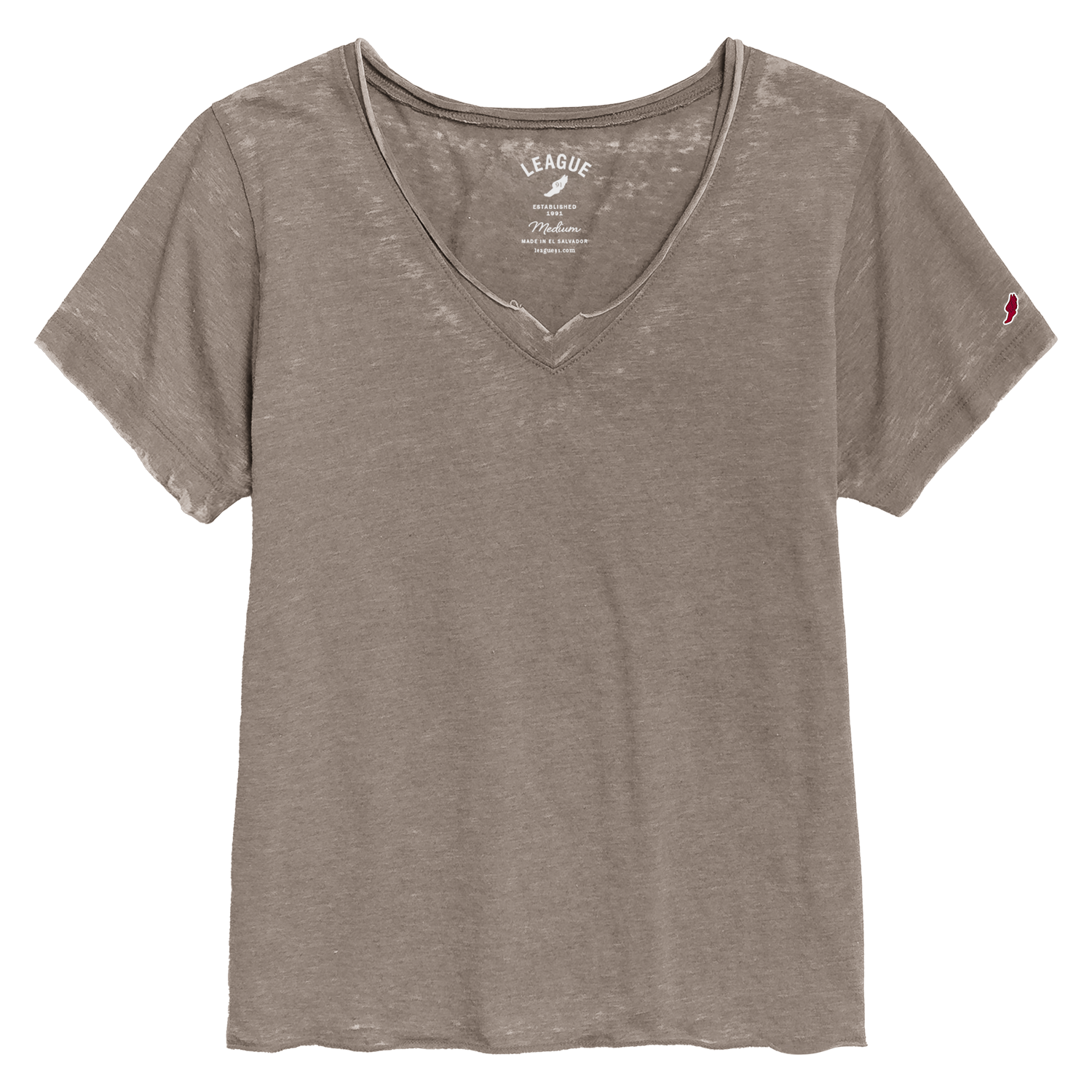 Burnout Loose Fit V-Neck