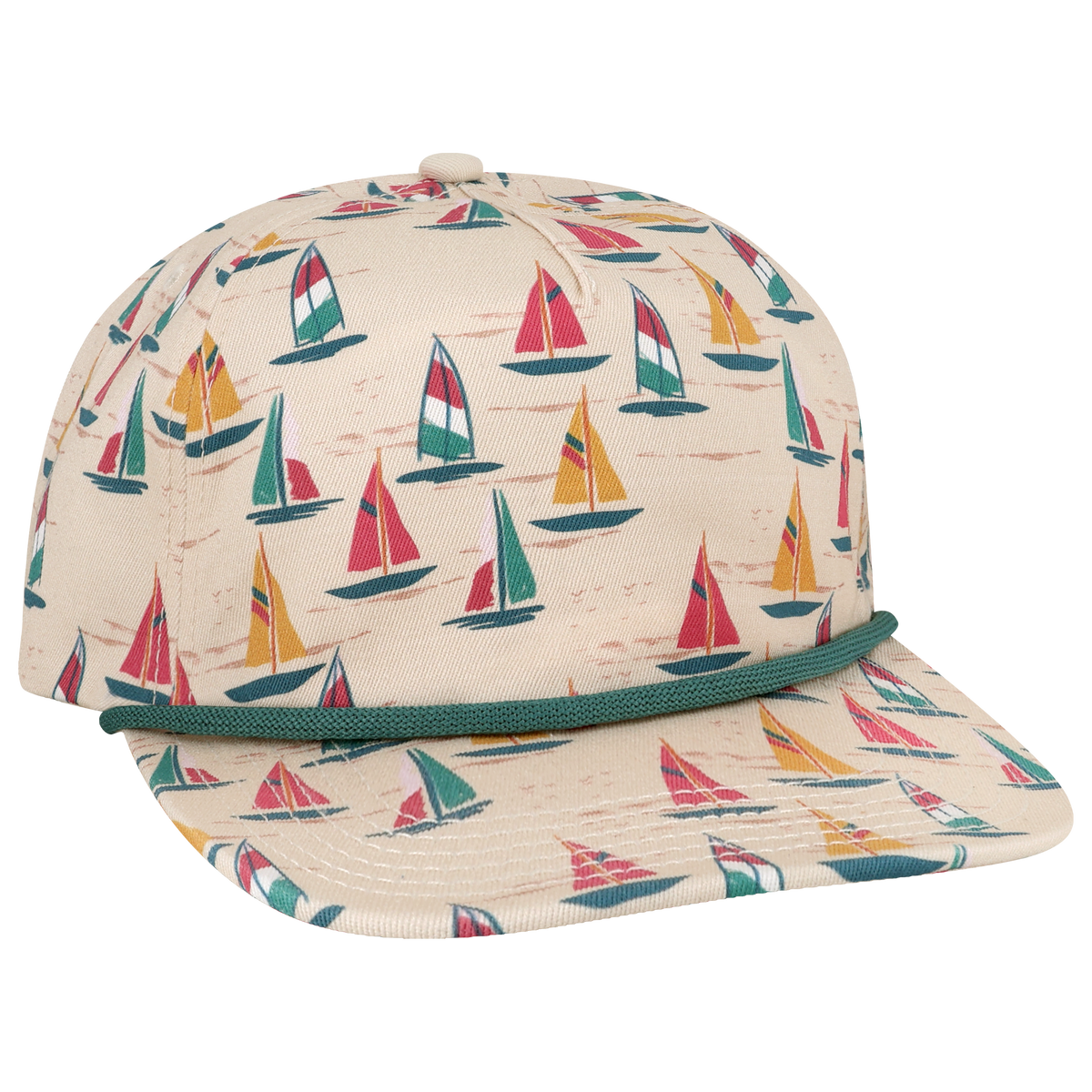 Wilson Paracord 5 Panel Flat Brim Adj Hat