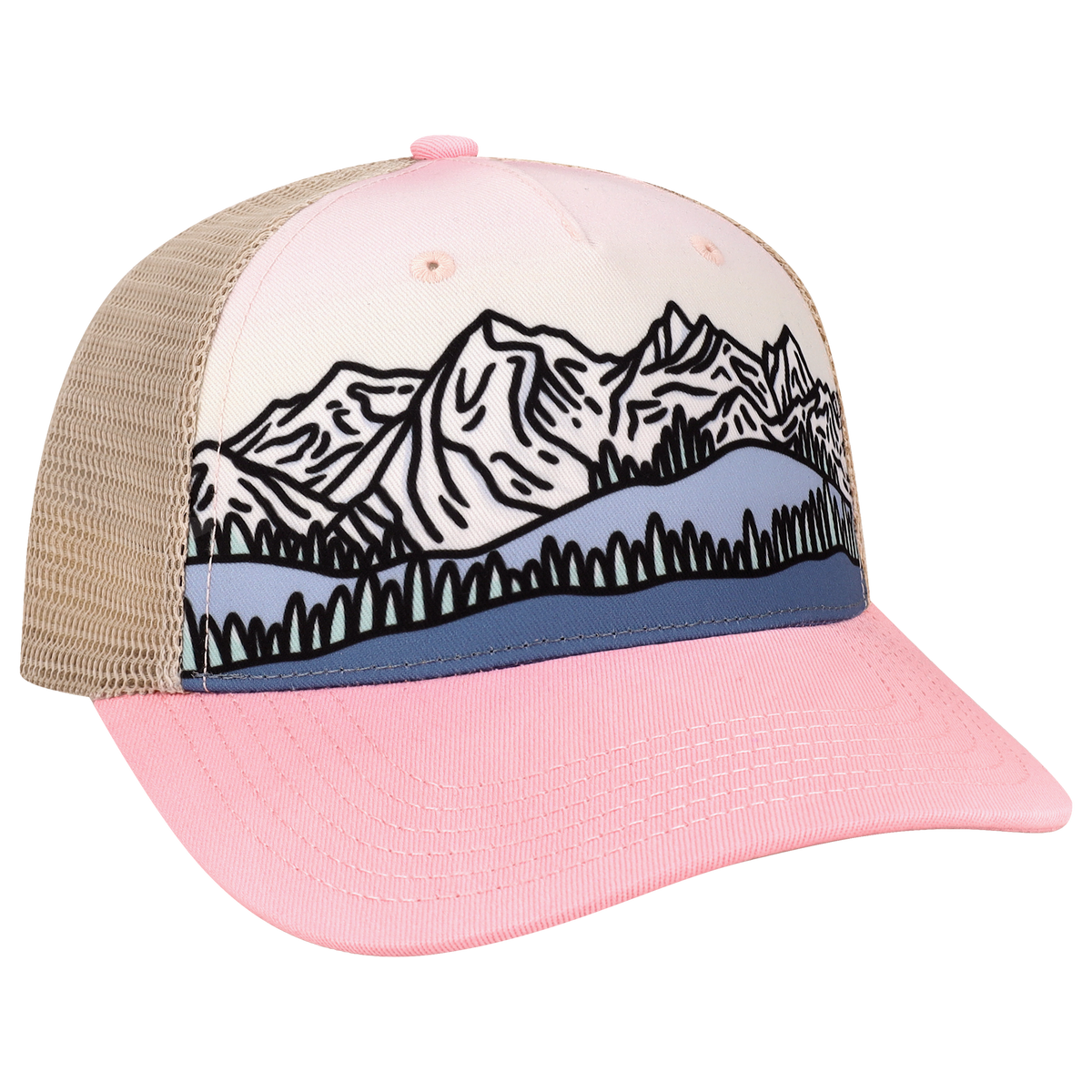 Youth 5 Panel Adj Trucker Hat
