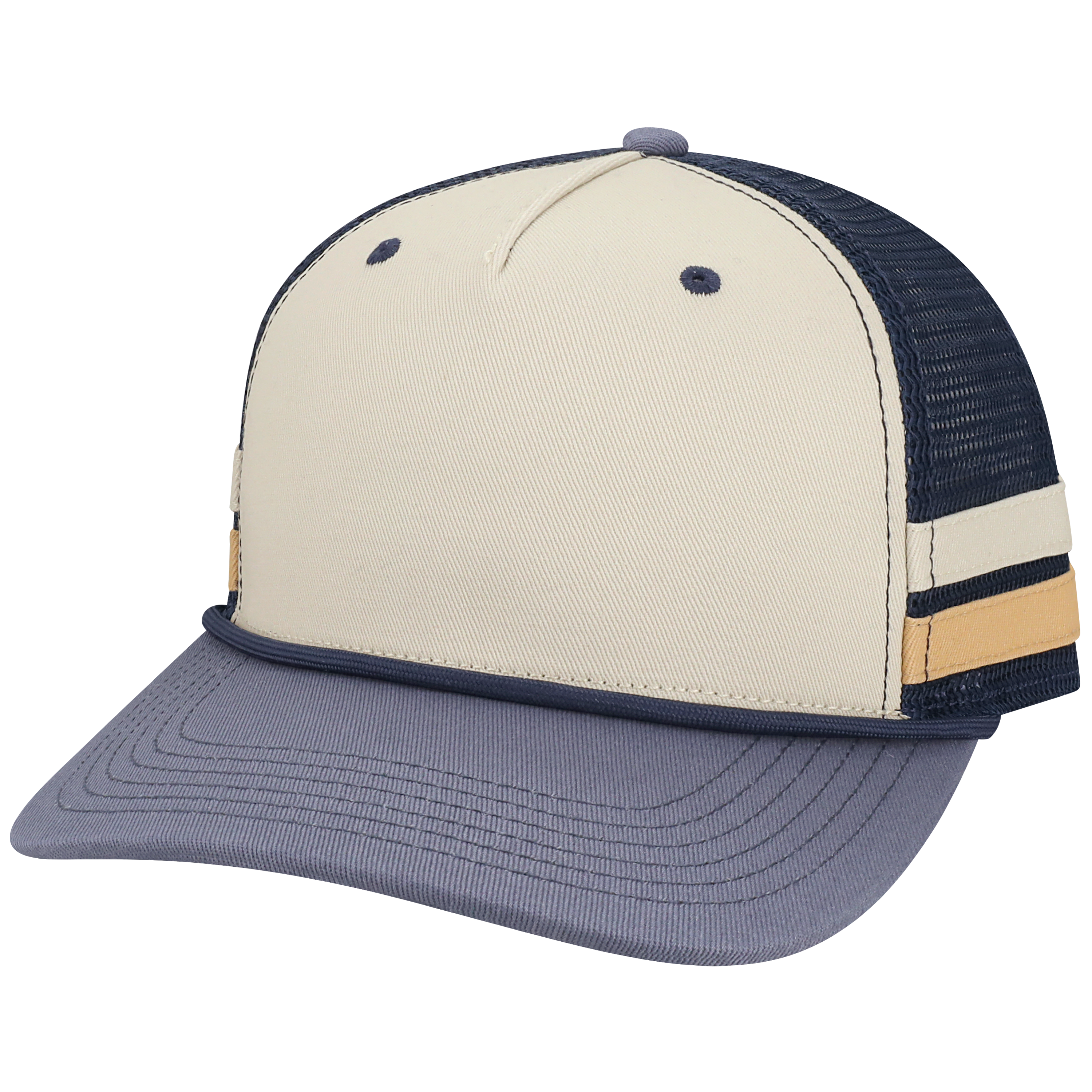 Bar 5 Panel Adj Trucker Hat