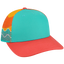 Structured 5 Panel Adj Trucker Hat