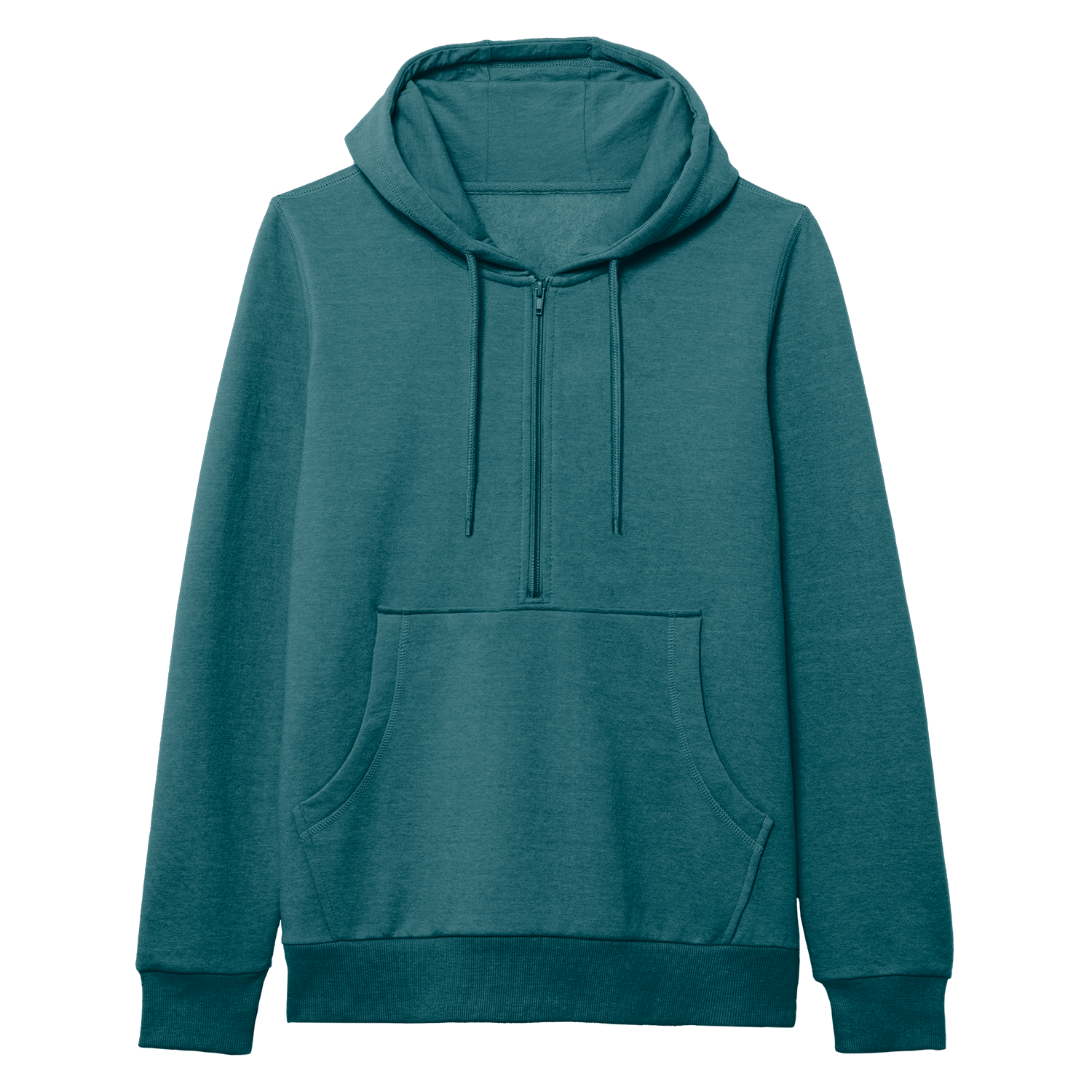 Womens Cozy Half Zip Hoodie