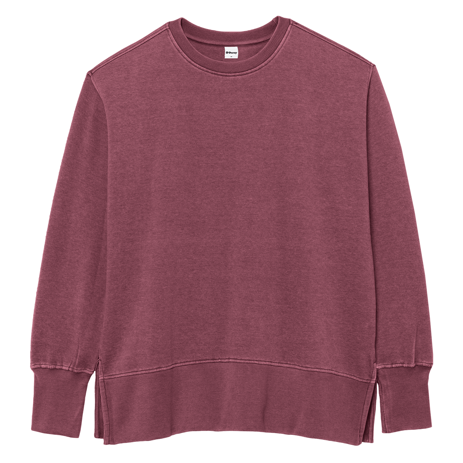 Womens Weathered Fleece Crew