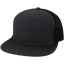 Hopback 7 Panel Flat Brim Adj Trucker Hat