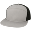 Hopback 7 Panel Flat Brim Adj Trucker Hat