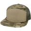 Hopback 7 Panel Flat Brim Adj Trucker Hat