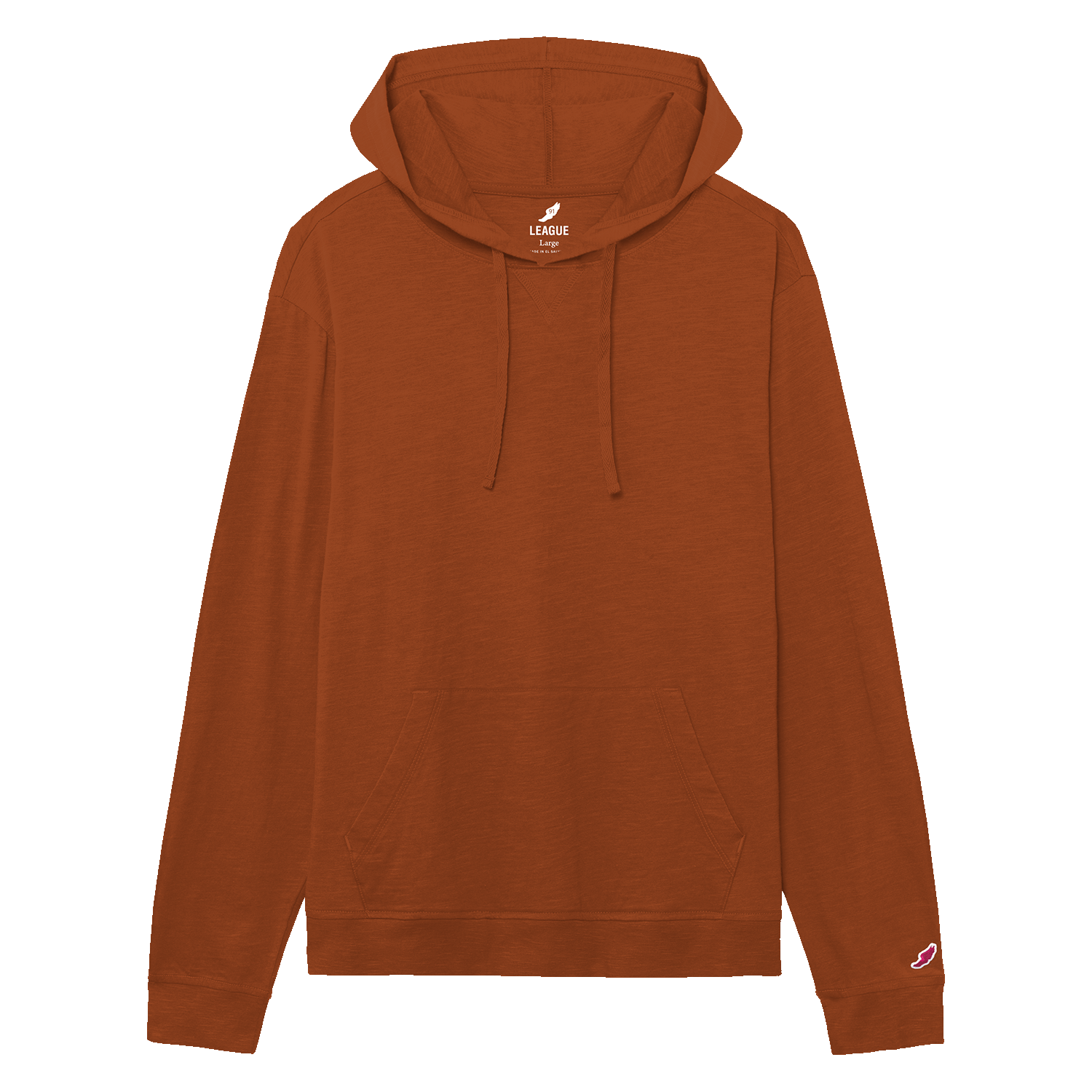 Jersey Slub Long Sleeve Hood