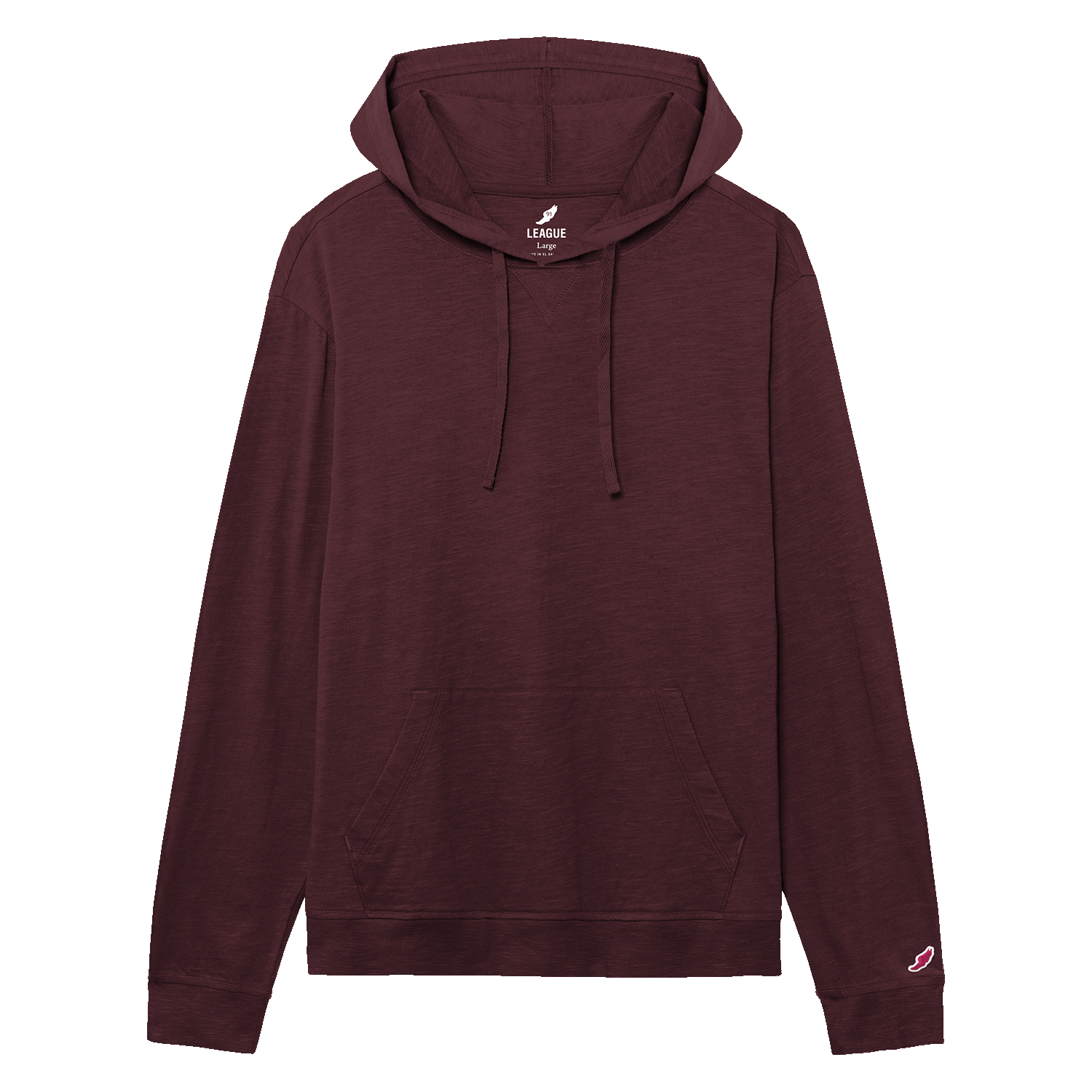 Jersey Slub Long Sleeve Hood