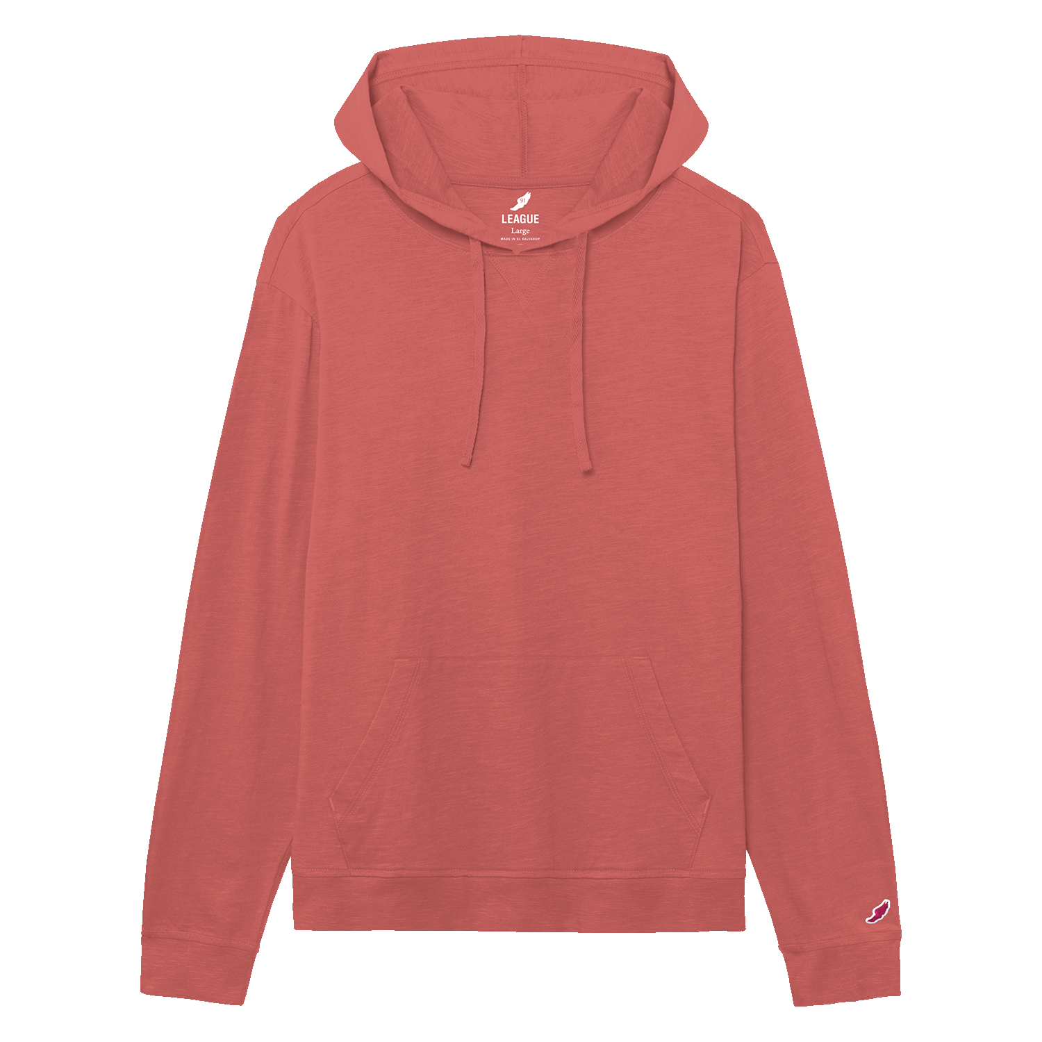 Jersey Slub Long Sleeve Hood