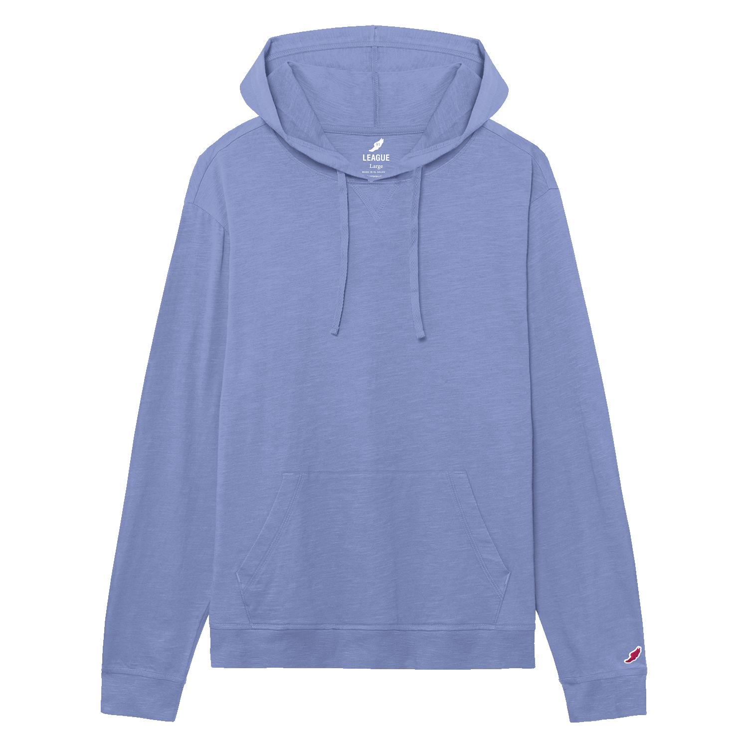 Jersey Slub Long Sleeve Hood