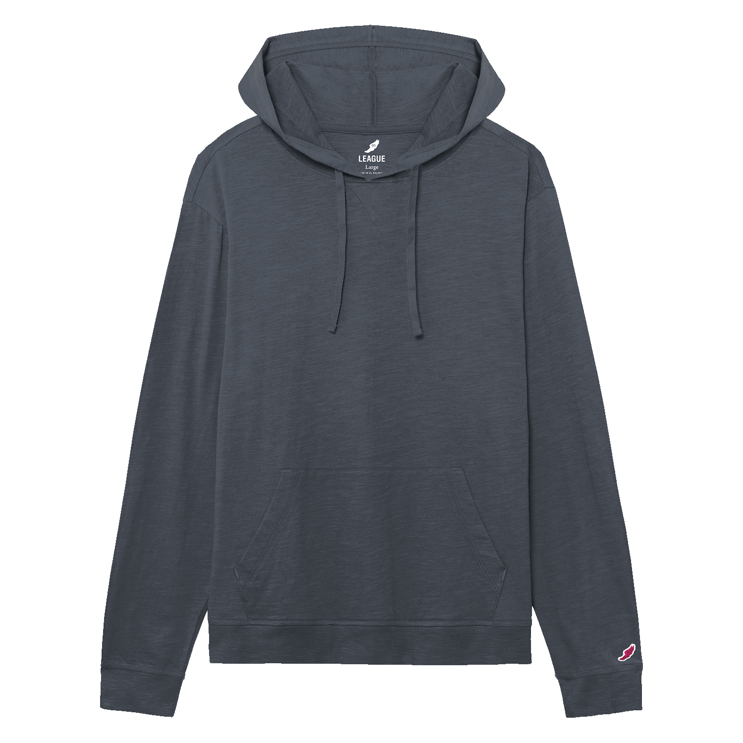 Jersey Slub Long Sleeve Hood
