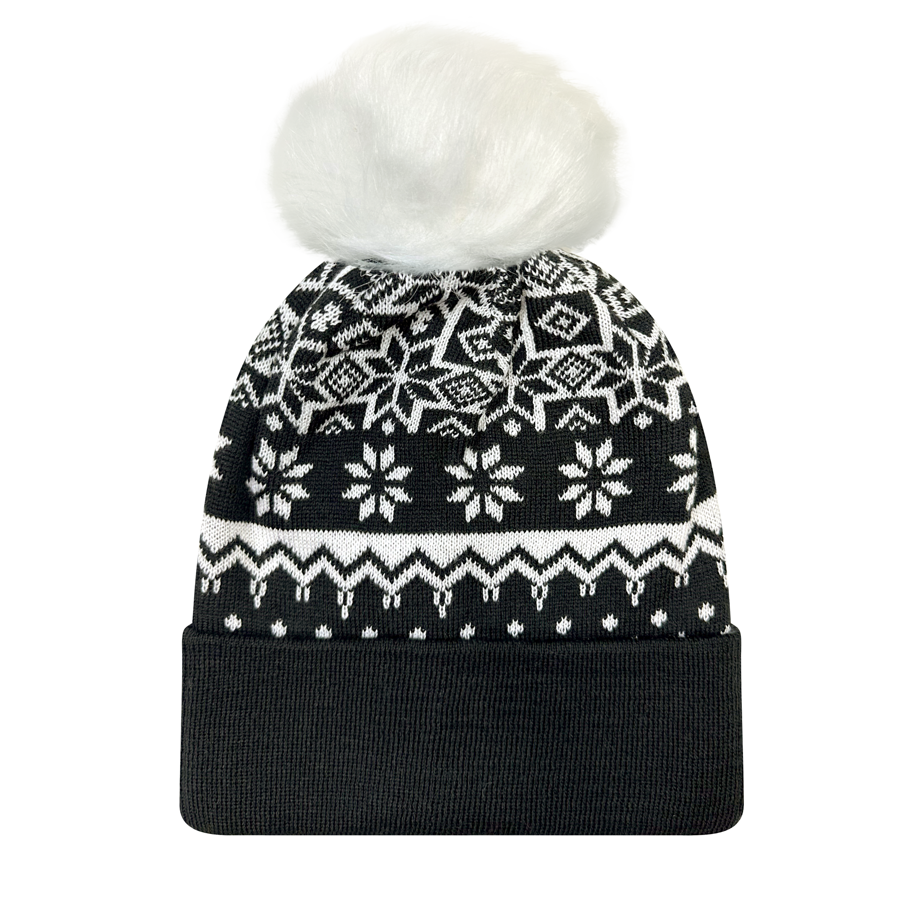 Lola Grand Faux Fur Pom Beanies