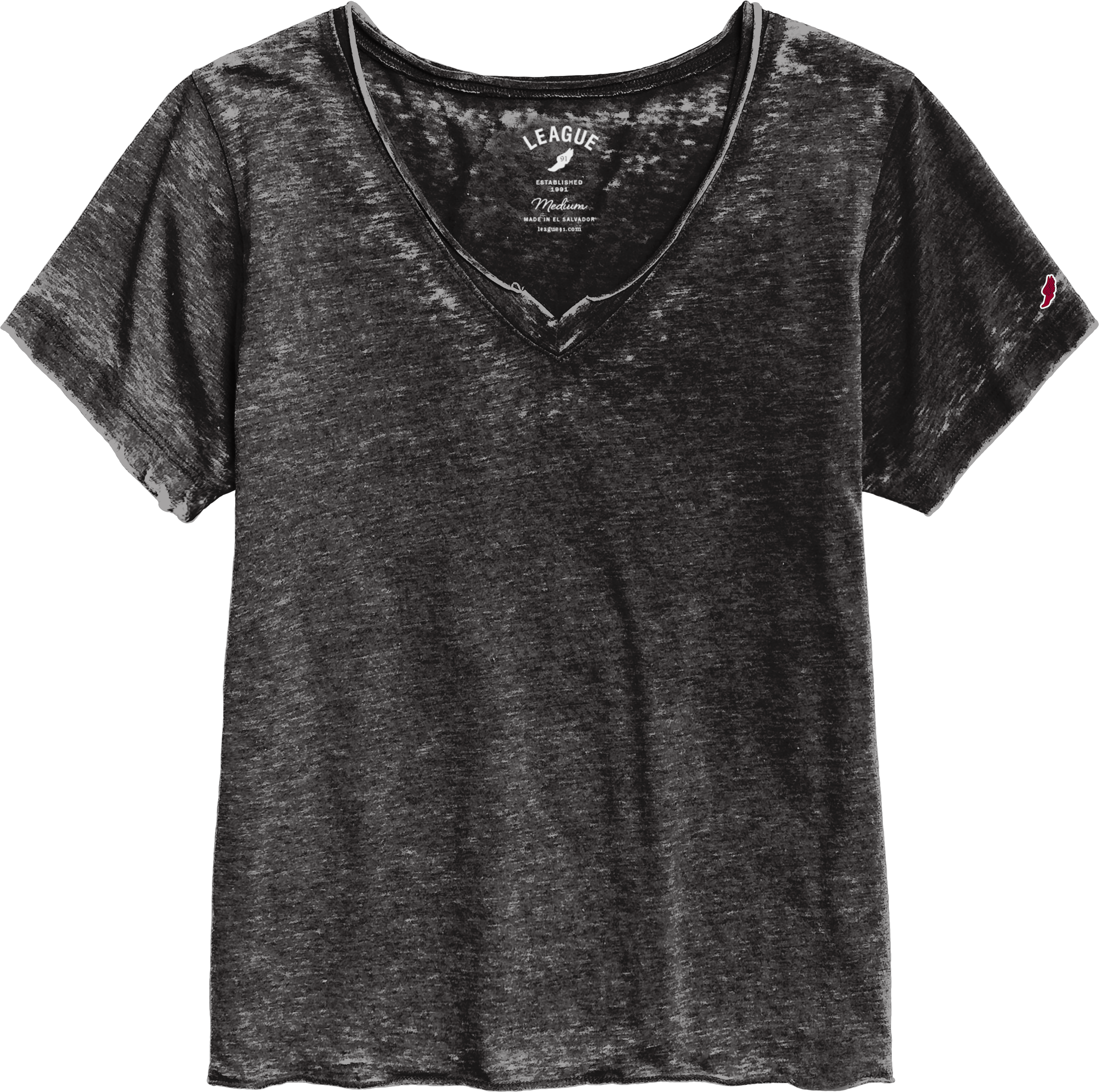 Burnout Loose Fit V-Neck