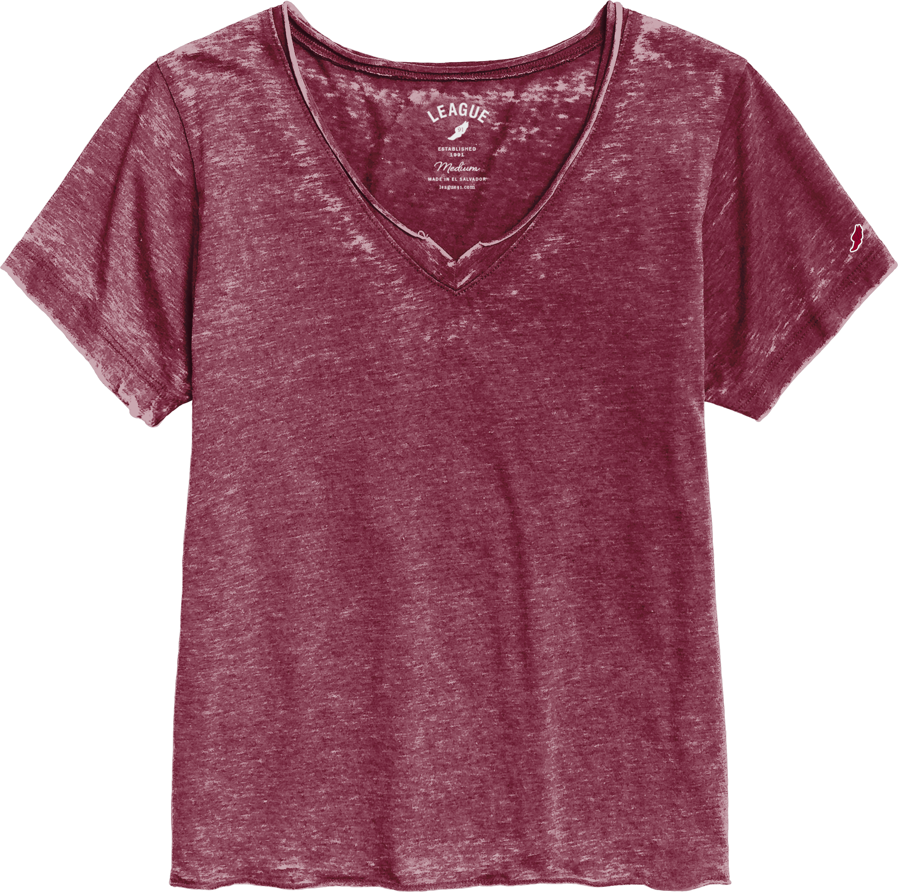 Burnout Loose Fit V-Neck