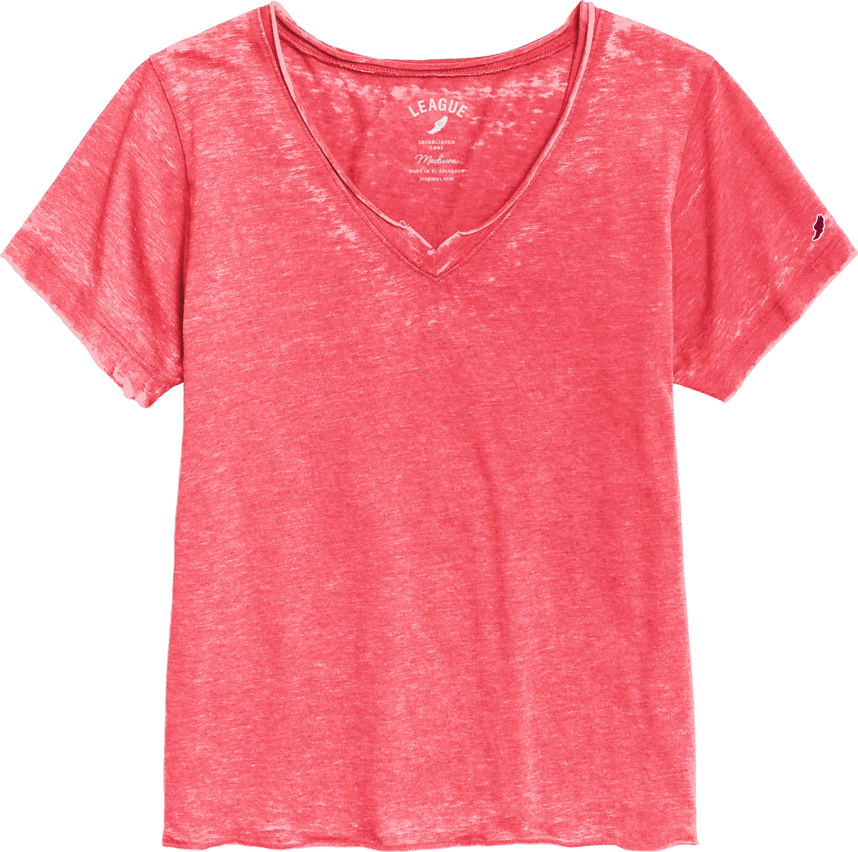 Burnout Loose Fit V-Neck