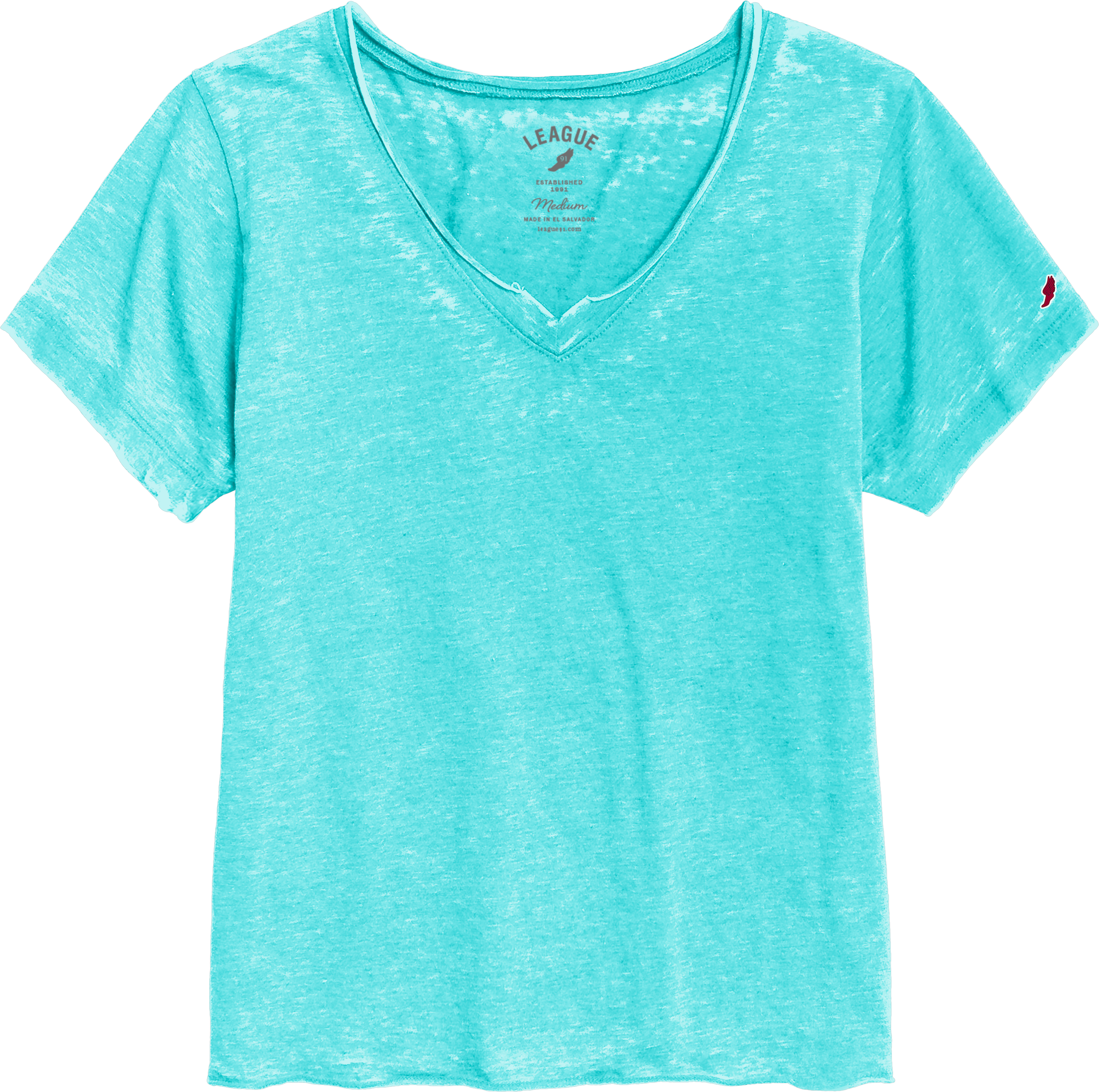 Burnout Loose Fit V-Neck
