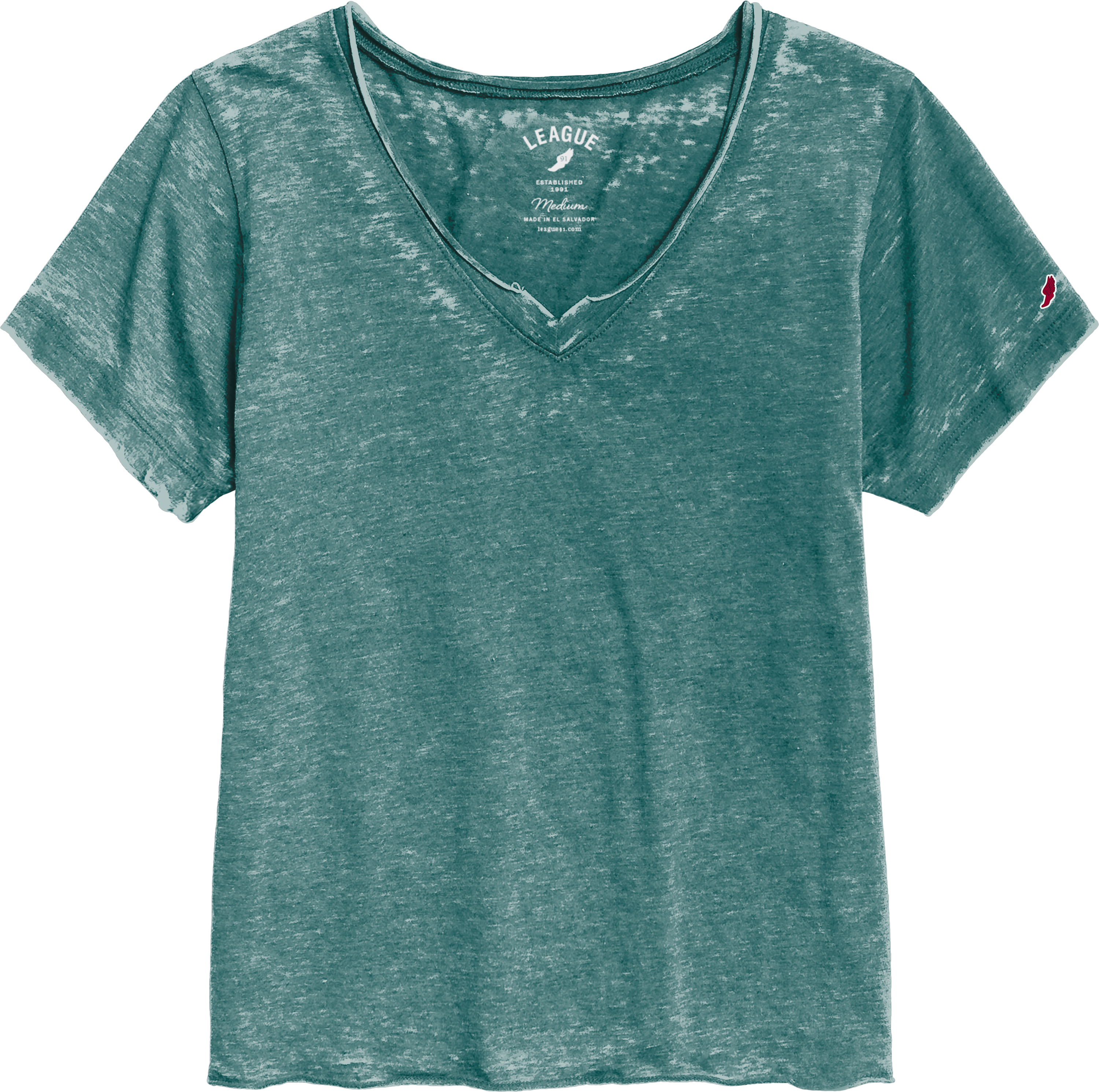 Burnout Loose Fit V-Neck