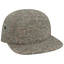 Tweed Flecked Wool Camper 5 Panel Adj Hat