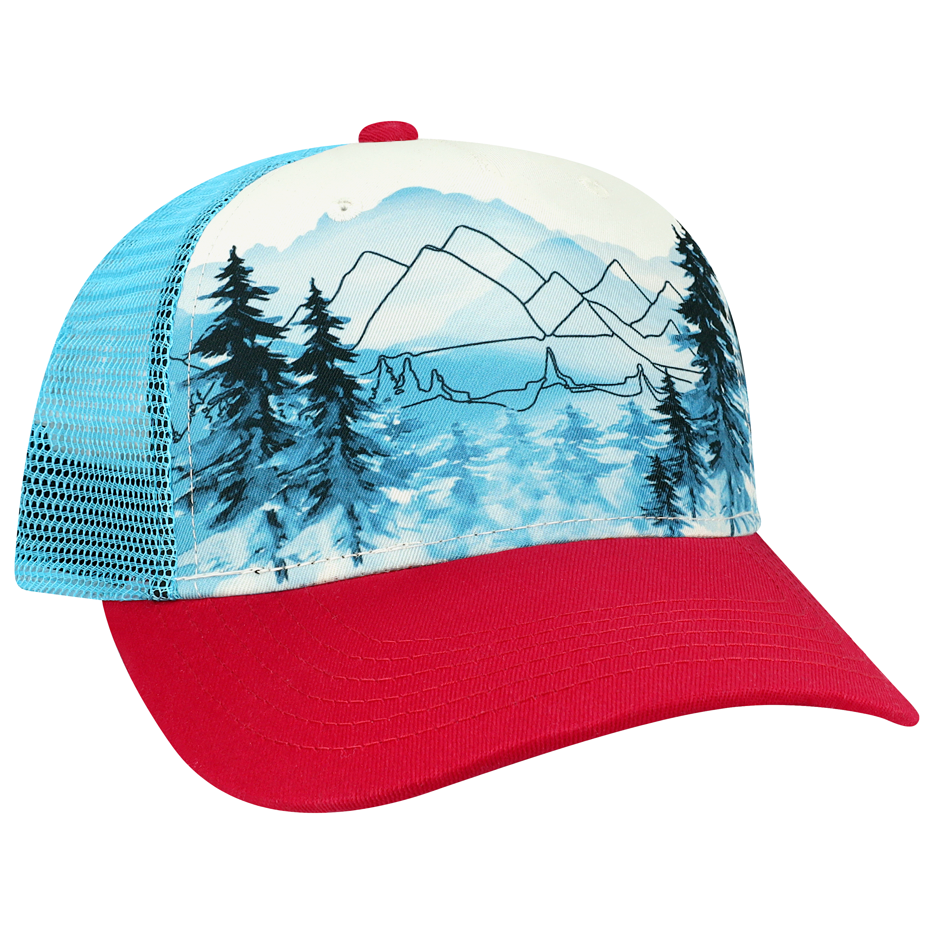 Youth 5 Panel Adj Trucker Hat