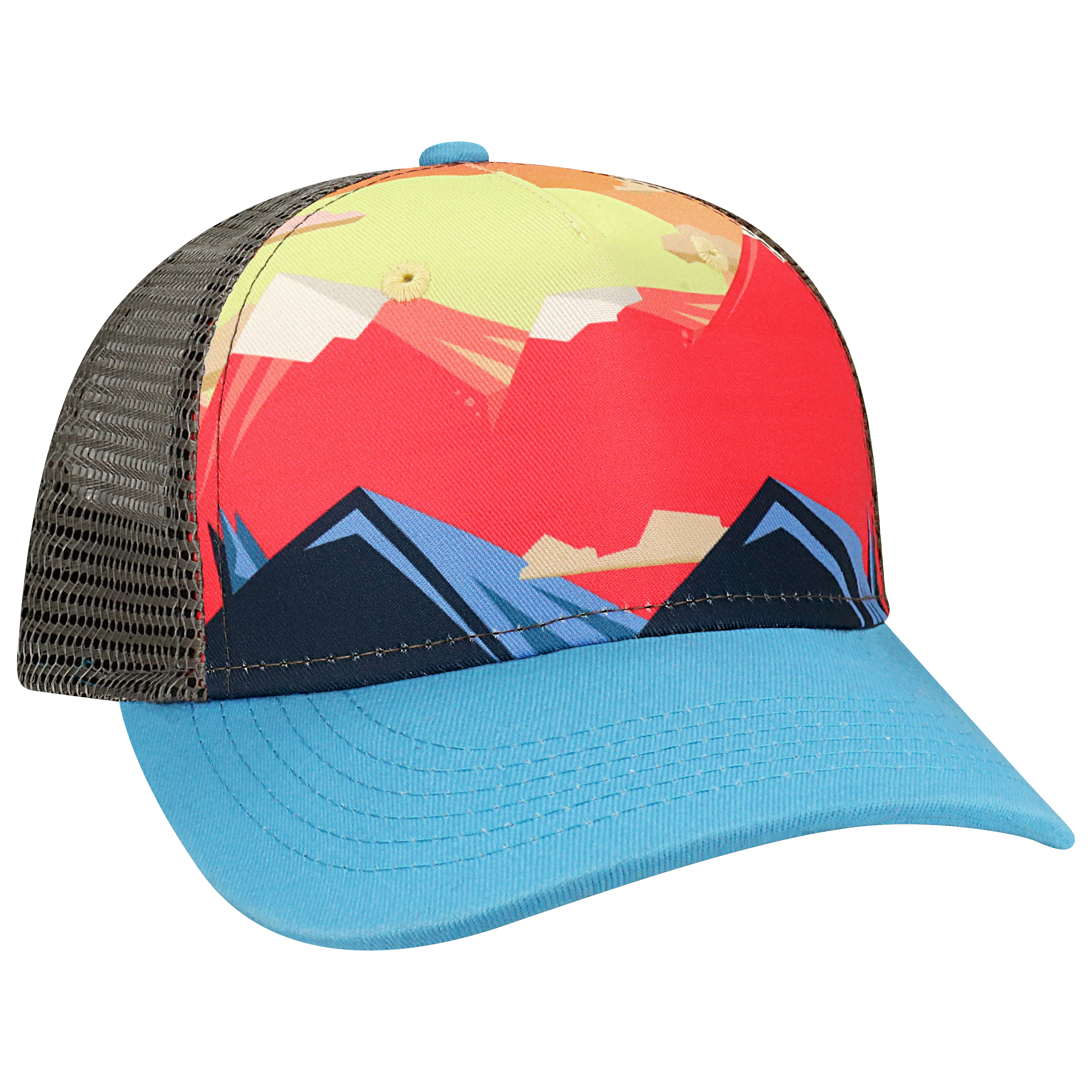 Youth 5 Panel Adj Trucker Hat