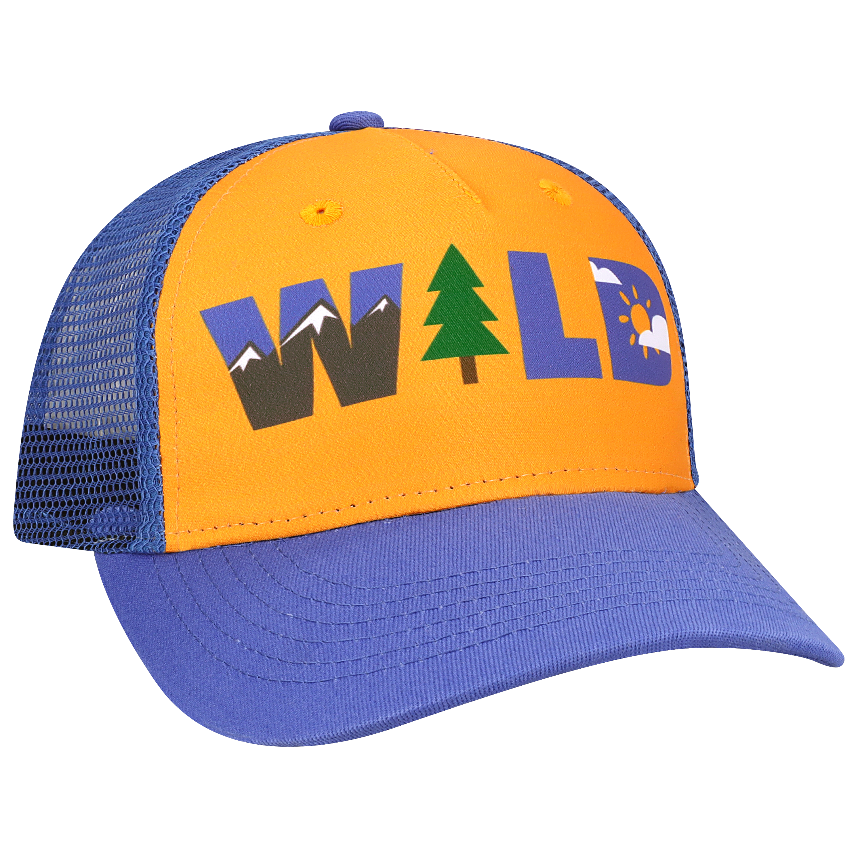 Youth 5 Panel Adj Trucker Hat
